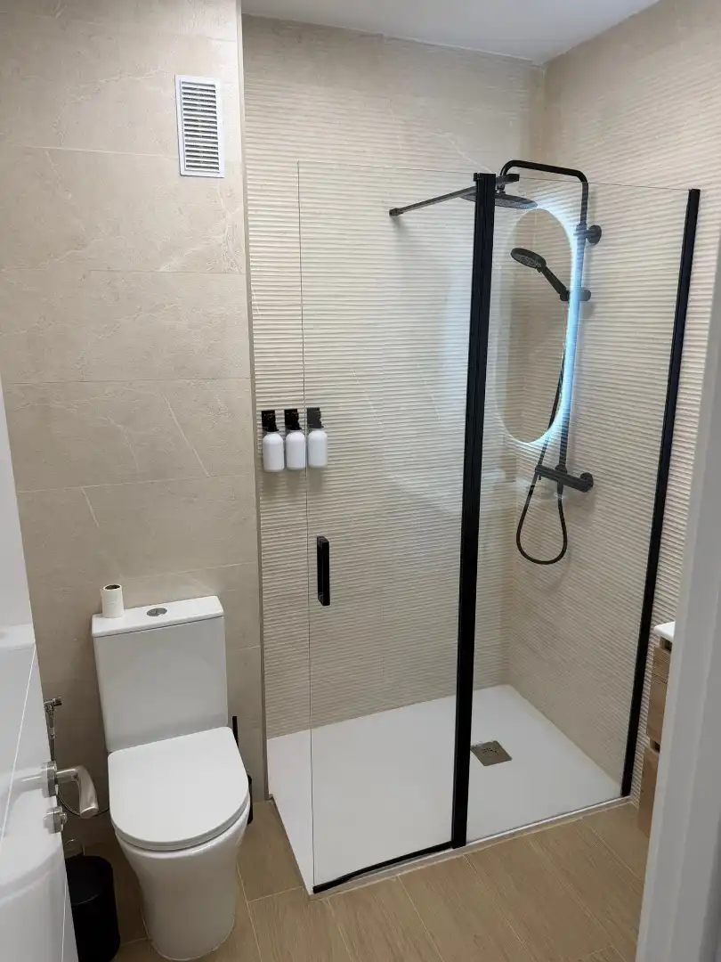 Bathroom of Flat for sale in Punta Umbría  with Air Conditioner, Heating and Parquet flooring