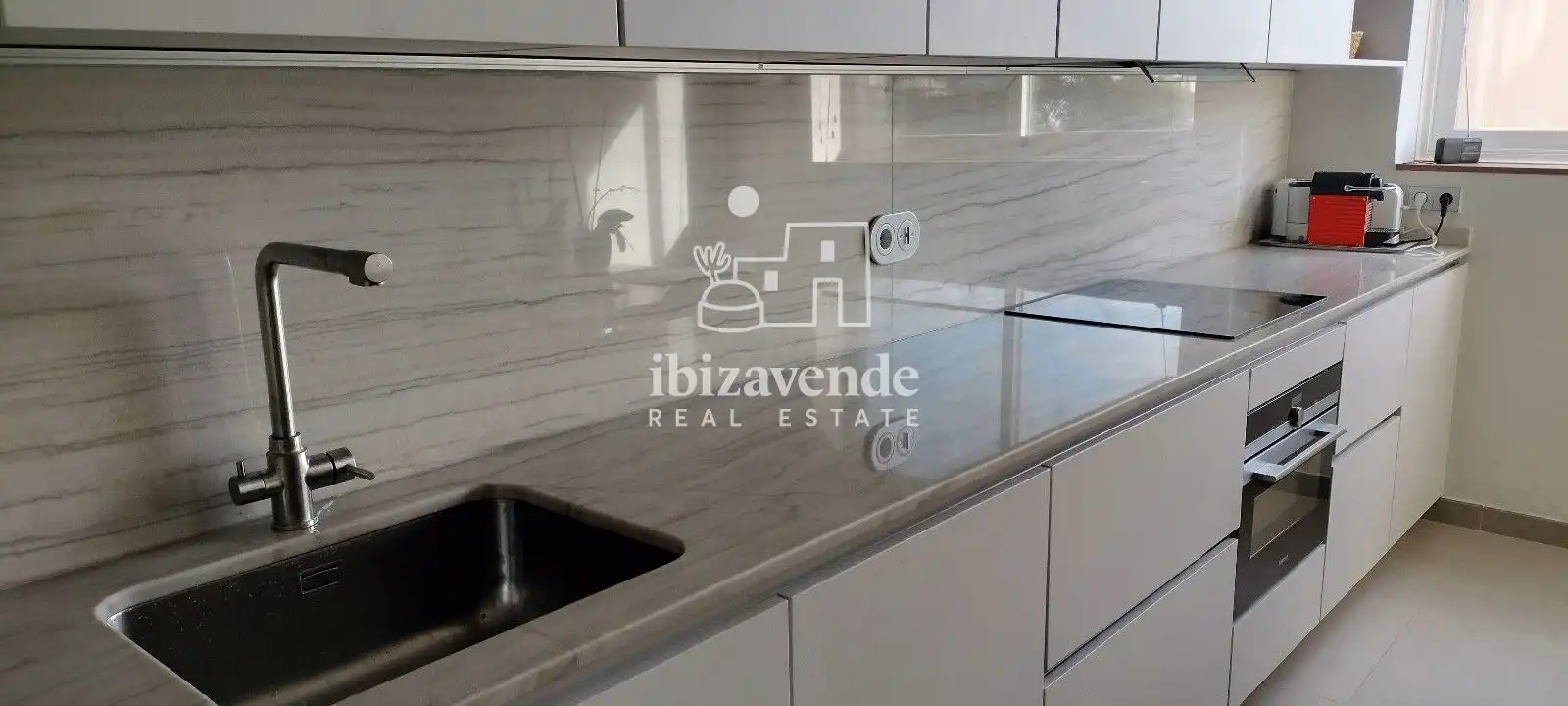 Cocina de Piso de alquiler en Eivissa con Calefacción, Terraza y Piscina