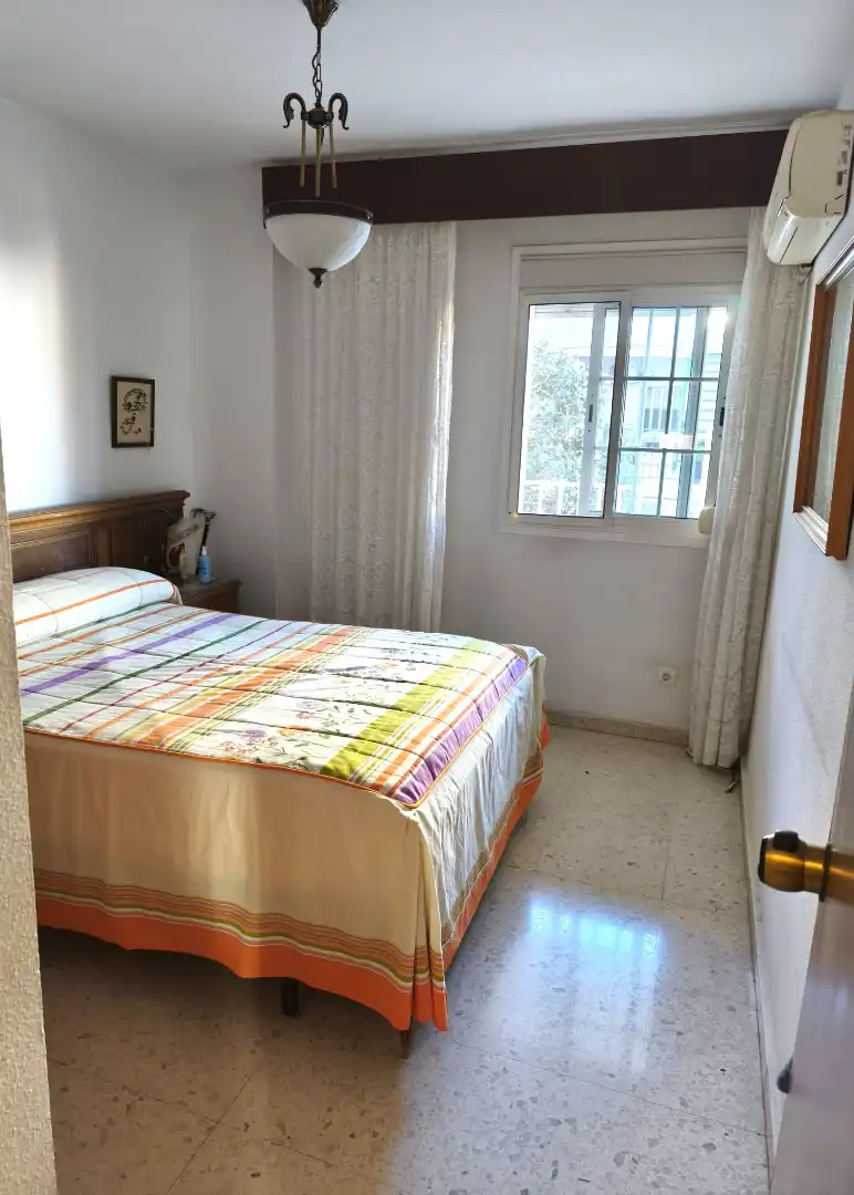 Bedroom of Flat for sale in Málaga  with Air Conditioner, Terrace and Storage room