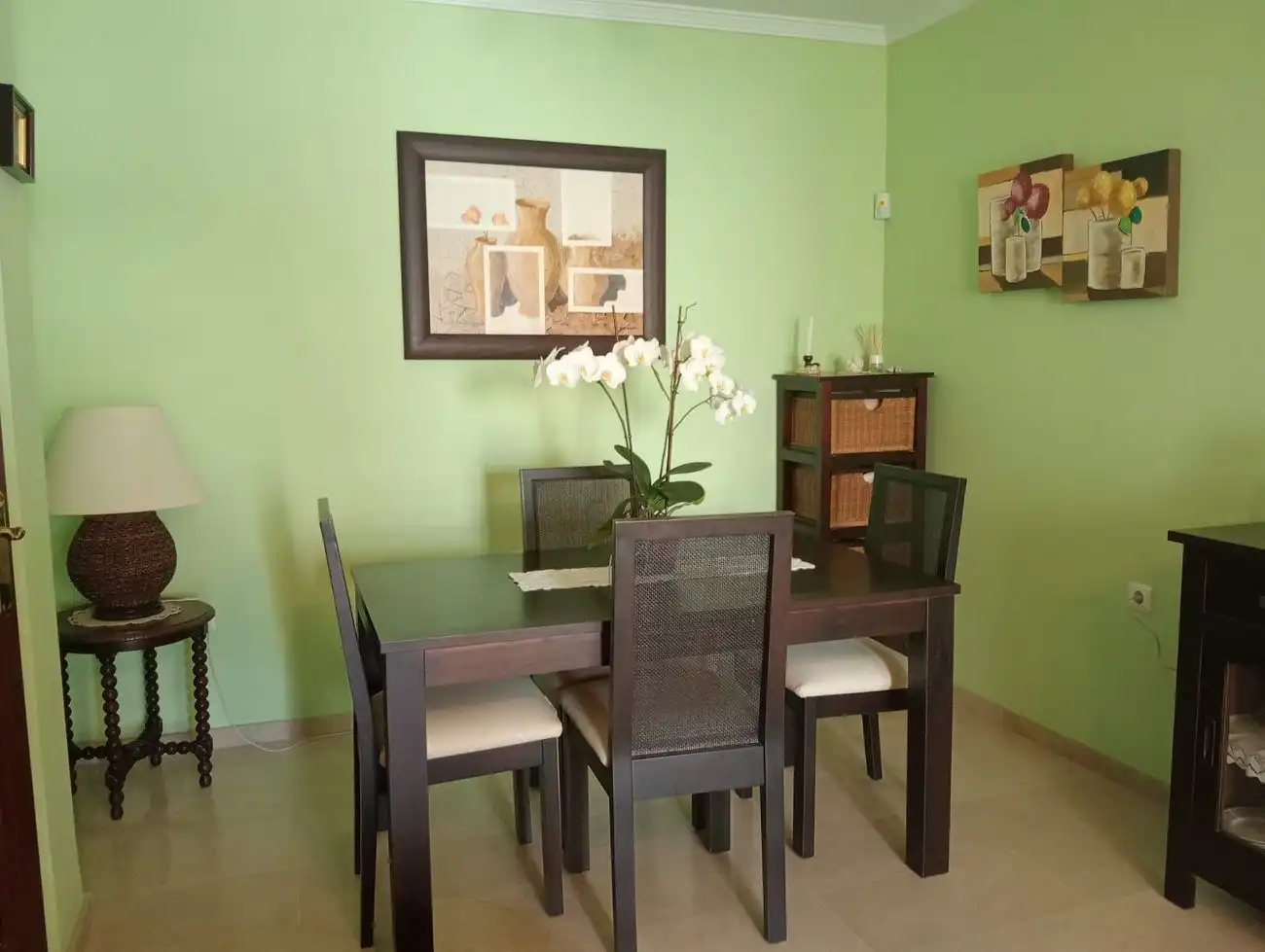 Esszimmer von Wohnung zum Verkauf in Conil de la Frontera mit Klimaanlage, Heizung und Terrasse