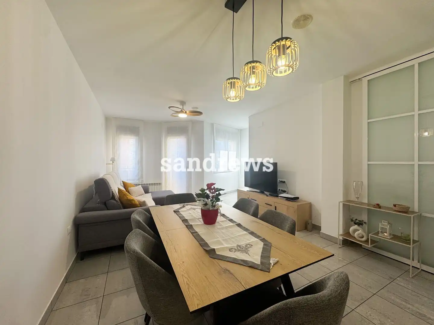 Sala de estar de Casa adosada en venta en Vilamalla con Calefacción