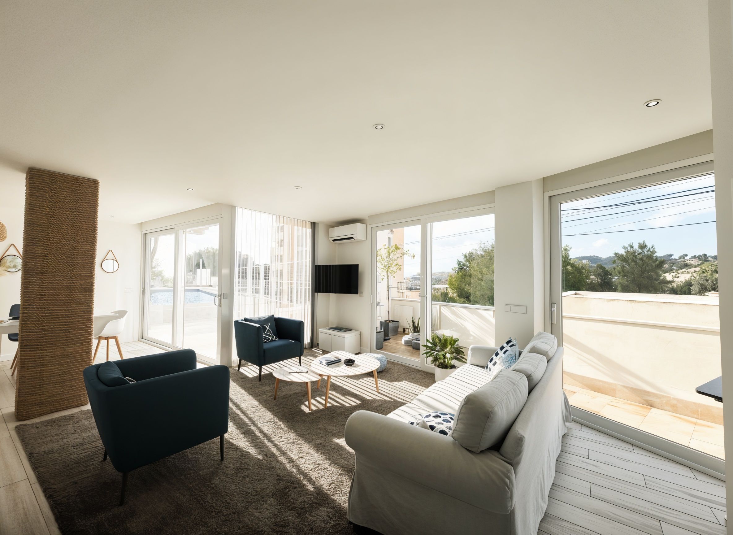 Sala d'estar de Apartament en venda en  Palma de Mallorca amb Piscina comunitària