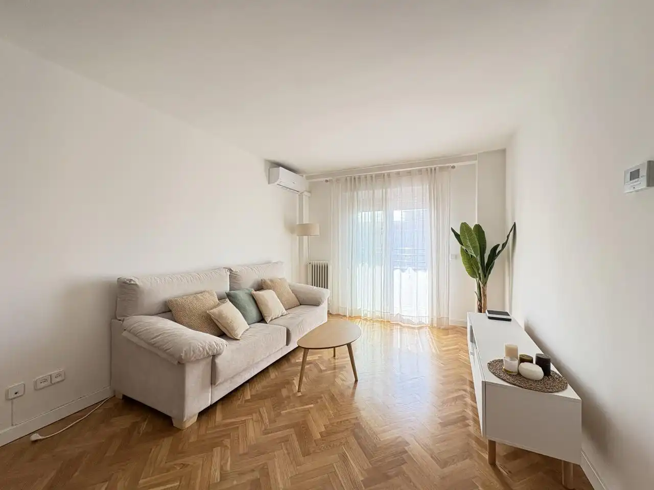 Sala de estar de Piso de alquiler en Móstoles con Calefacción, Parquet y Terraza