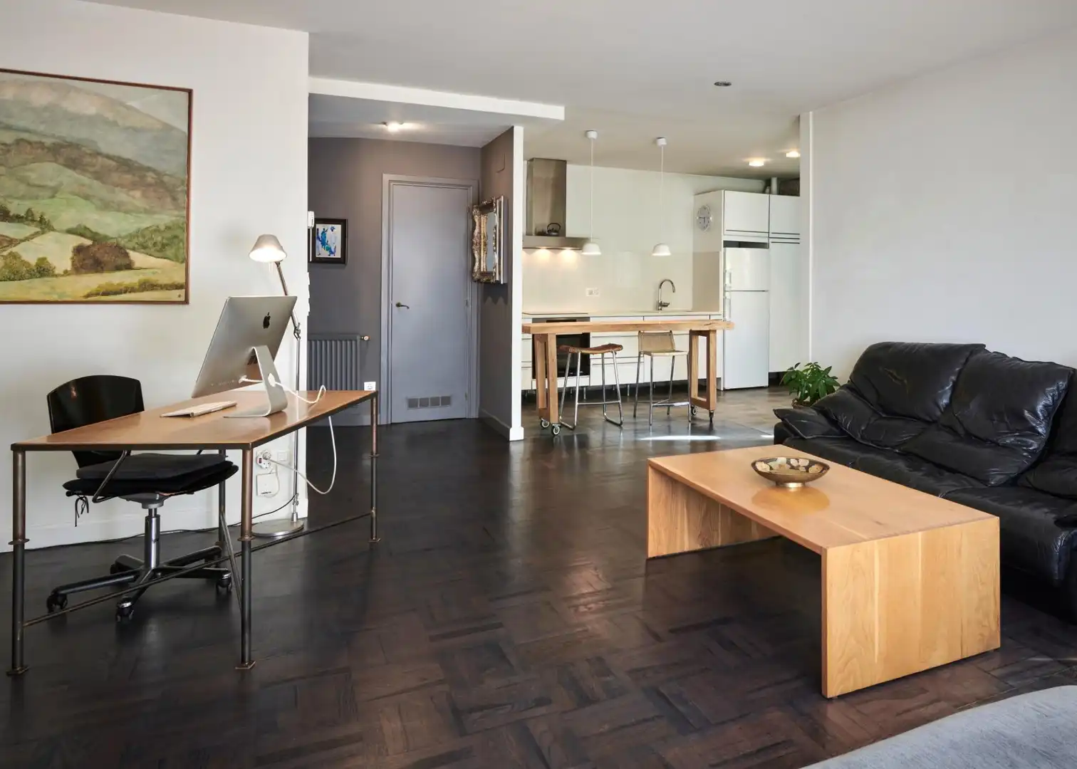 Wohnzimmer von Einfamilien-Reihenhaus zum Verkauf in Donostia - San Sebastián  mit Heizung, Privatgarten und Terrasse