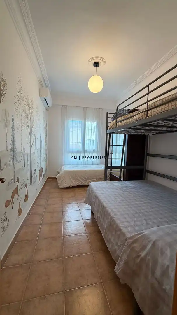 Bedroom of Flat for rent in Valencia  with Air Conditioner, Heating and Furnished