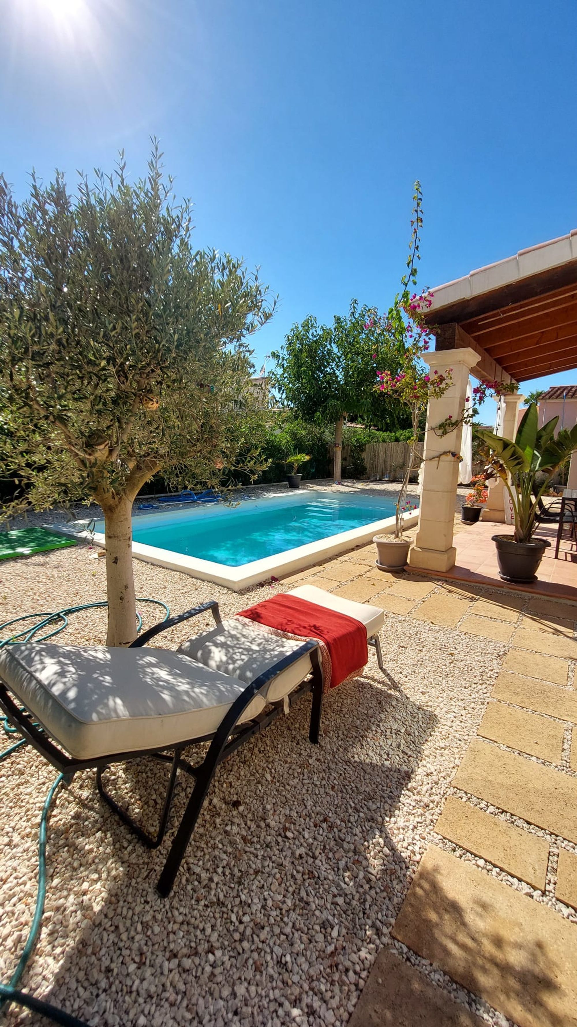 Piscina de Casa o chalet de alquiler en Campos