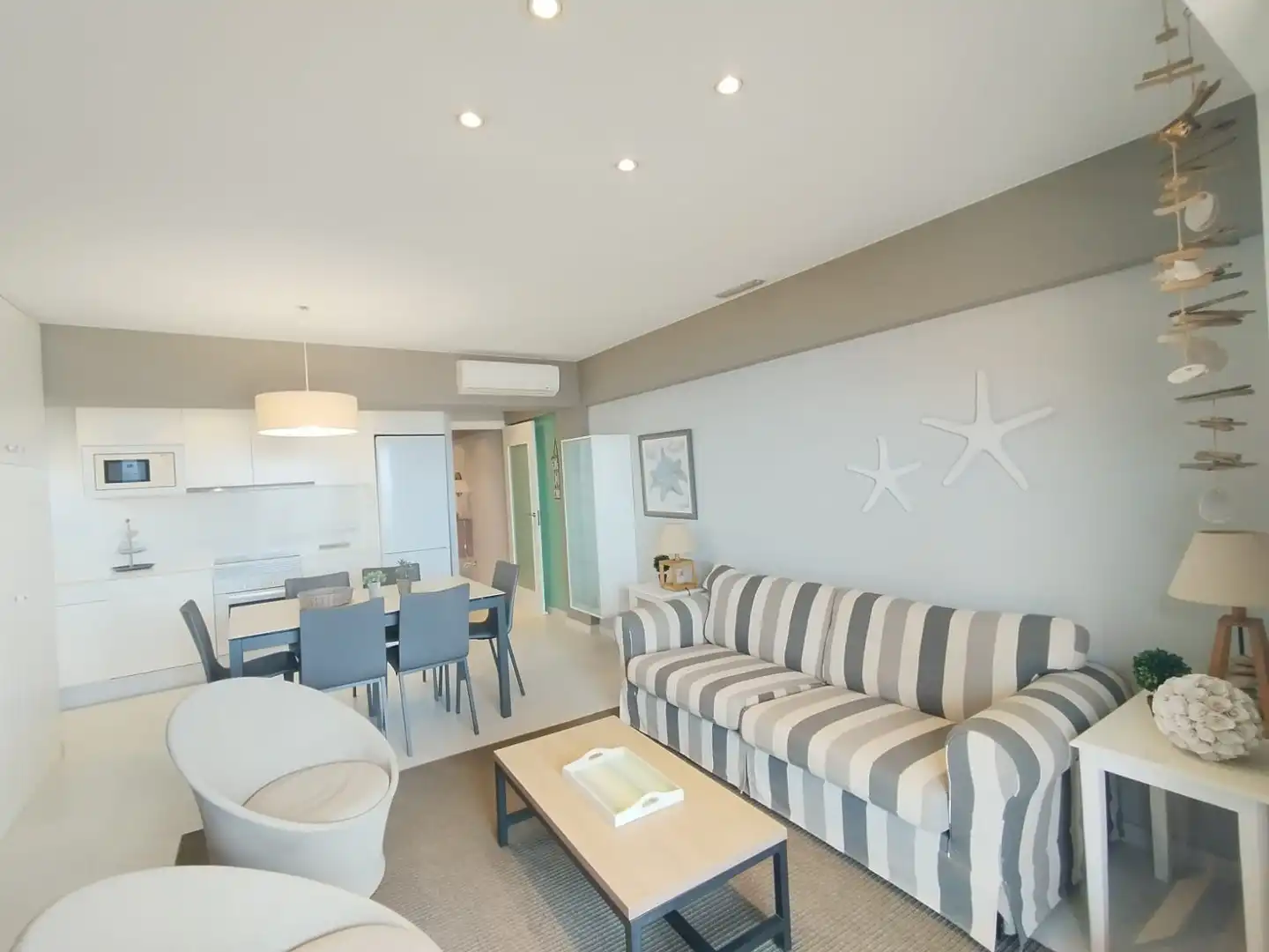 Wohnzimmer von Wohnung zum Verkauf in Palamós mit Klimaanlage, Heizung und Terrasse