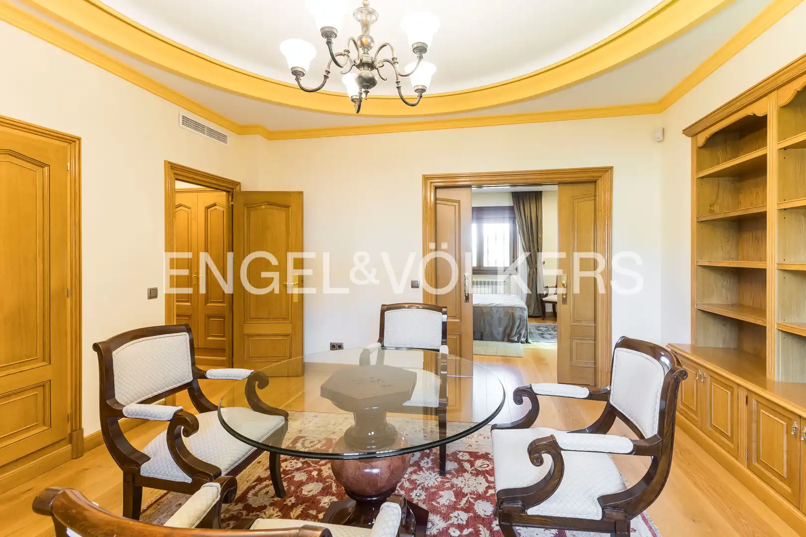 Dining room of Houses for sale in Madrid  with Air Conditioner, Heating and Private garden