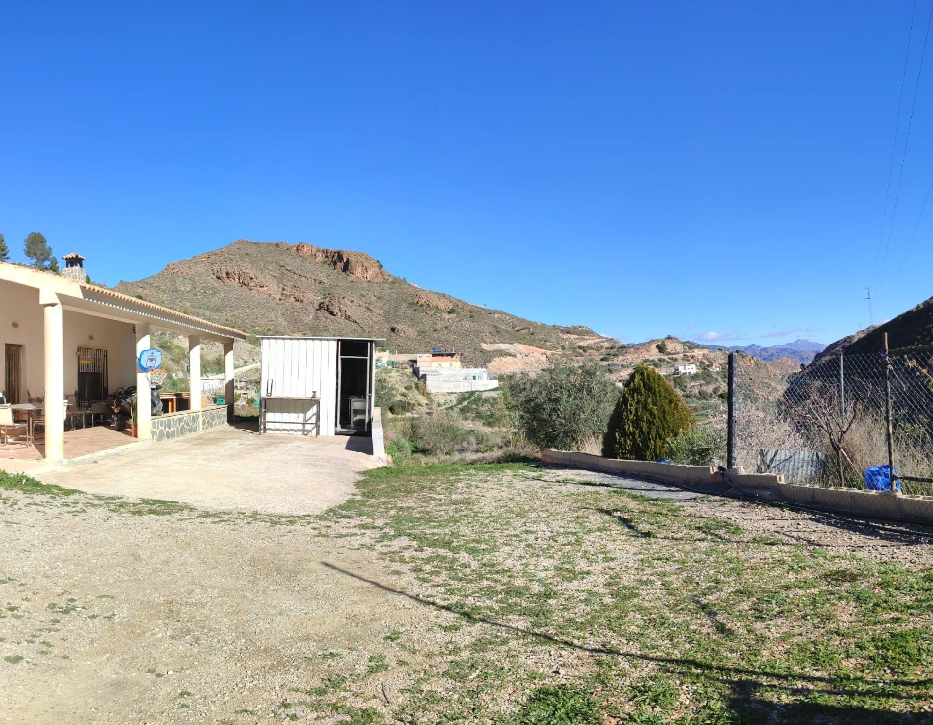Vista exterior de Finca rústica en venda en Macael amb Jardí privat, Traster i Piscina