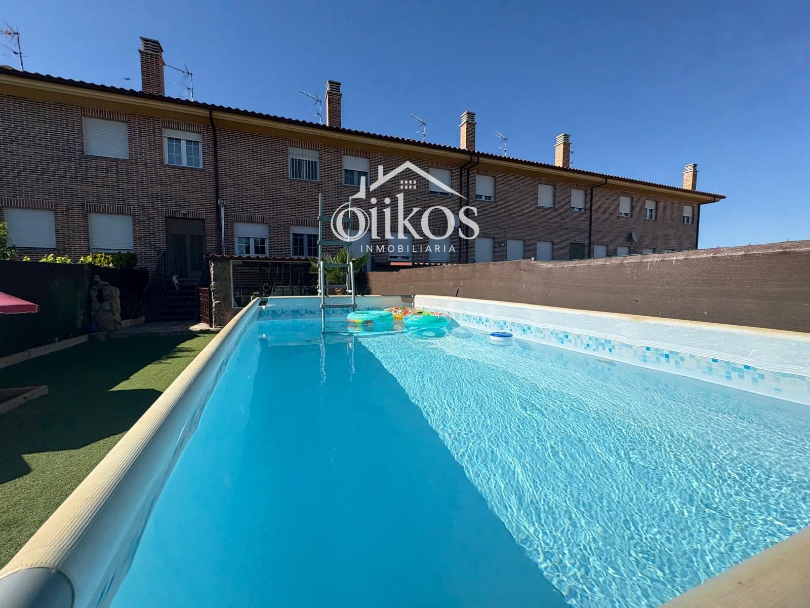 Swimming pool of Single-family semi-detached for sale in Moriscos  with Heating, Private garden and Storage room