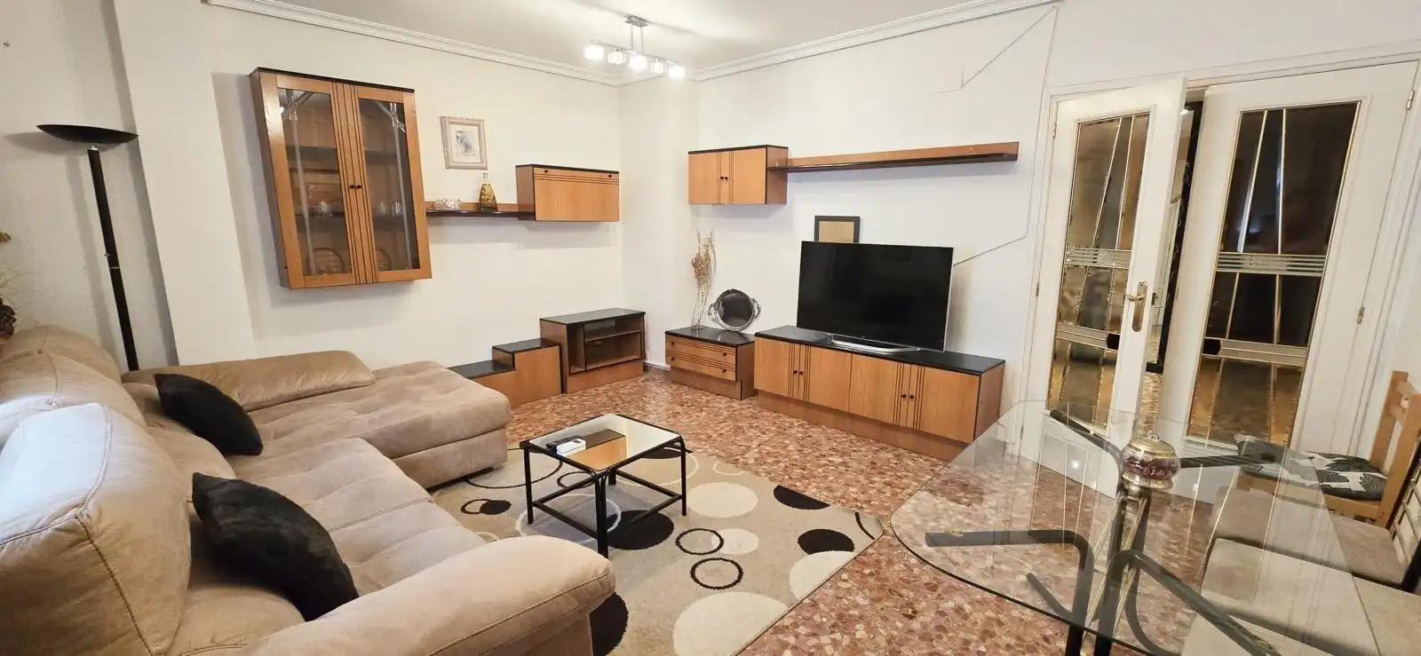 Sala de estar de Piso de alquiler en Petrer con Aire acondicionado, Amueblado y Balcón