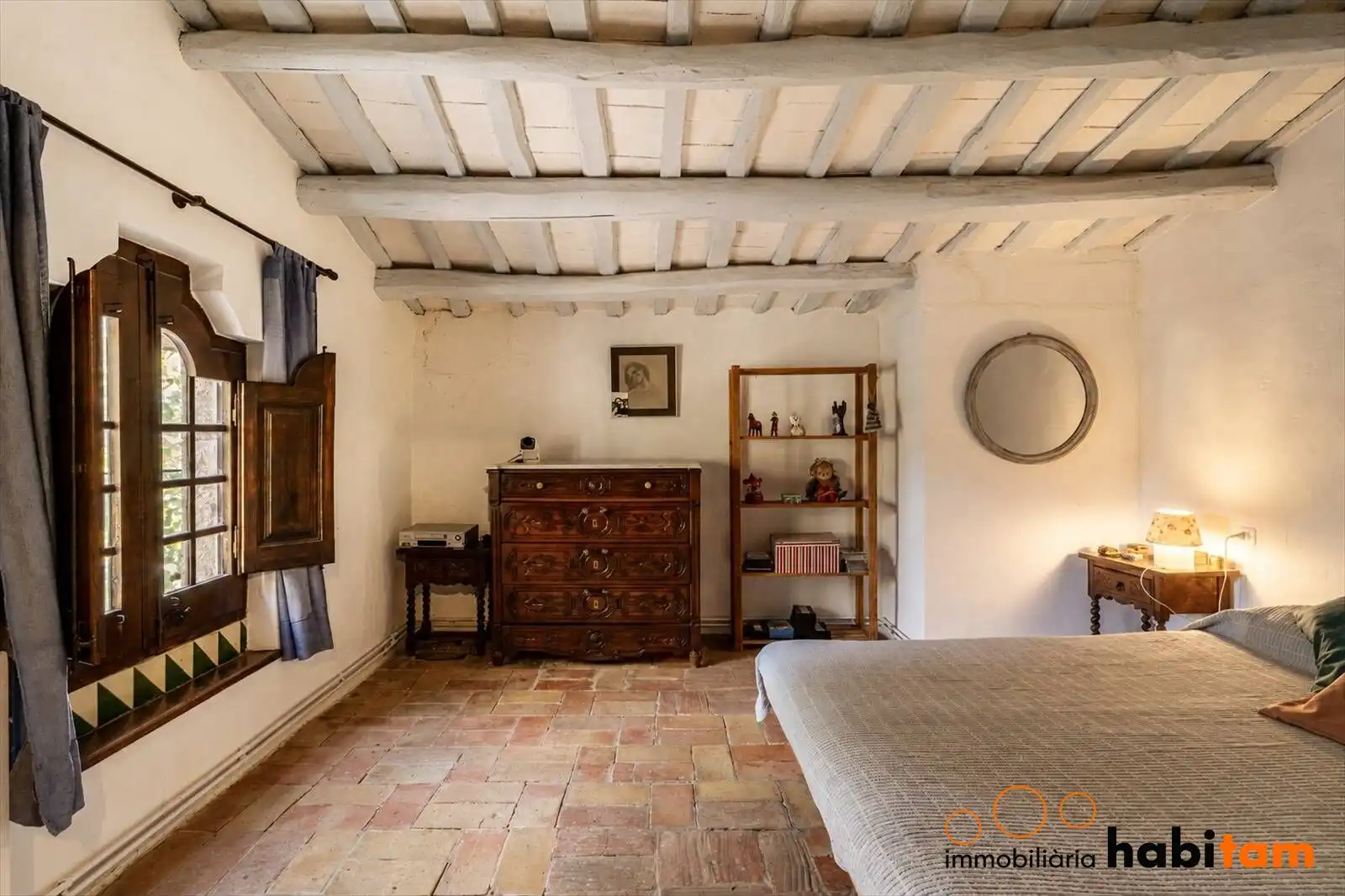 Habitación de Finca rústica en venta en Sils con Aire acondicionado, Calefacción y Jardín privado