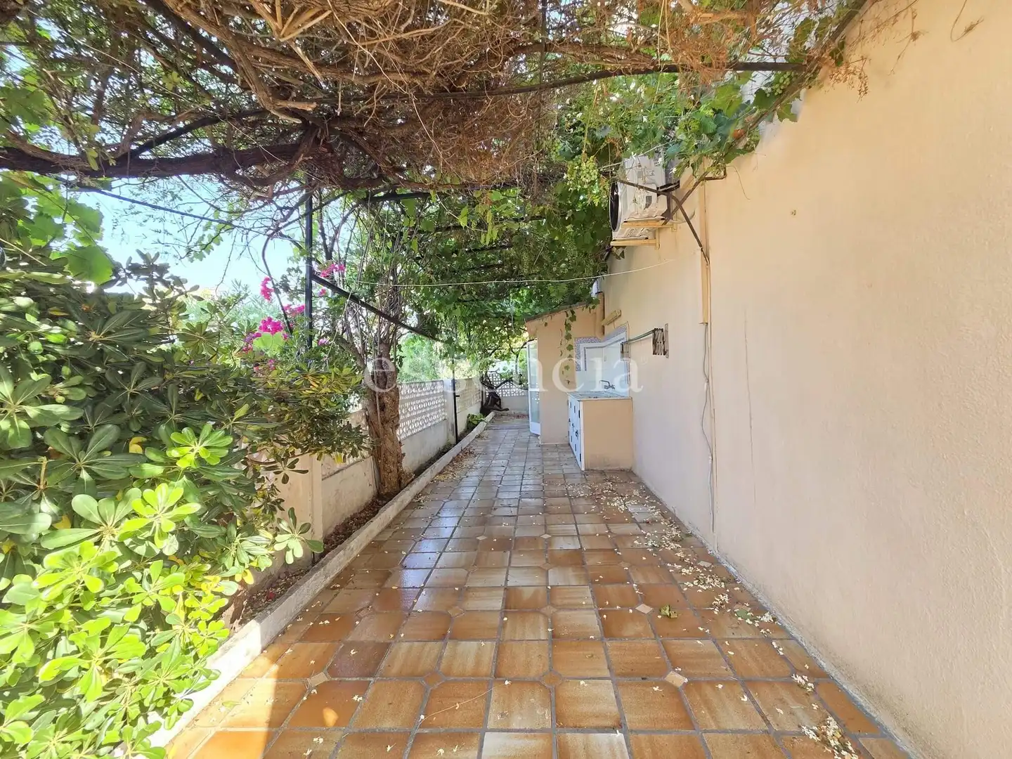 Vista exterior de Casa adosada en venta en Piles con Aire acondicionado, Jardín privado y Terraza