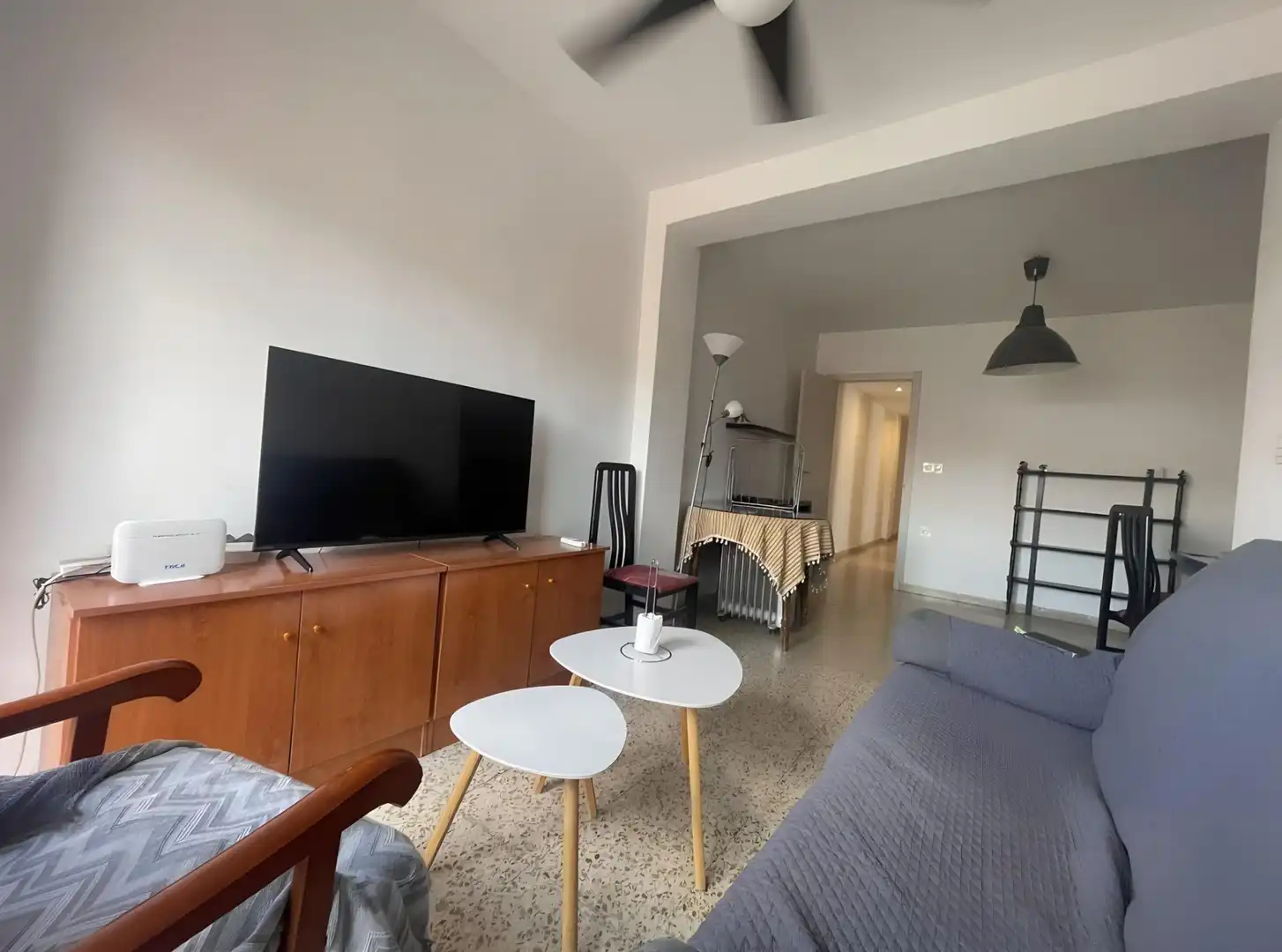 Sala d'estar de Àtic de lloguer en Granada amb Terrassa