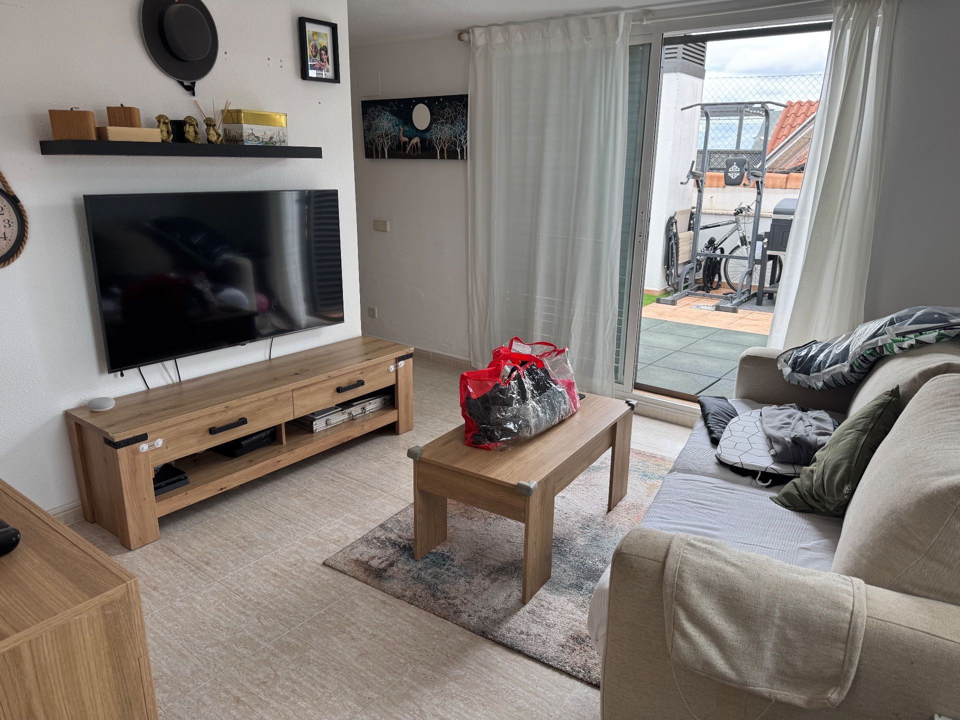 Sala de estar de Ático en venta en Valdemorillo con Aire acondicionado y Terraza