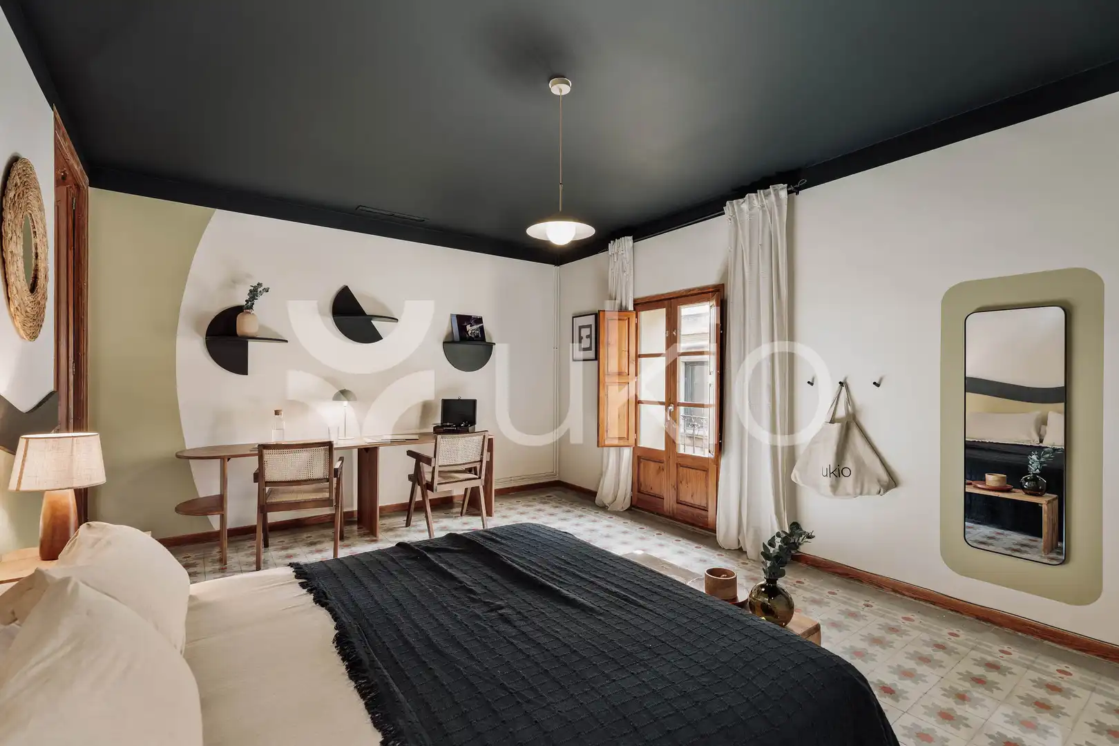 Habitación de Apartamento de alquiler en Barcelona con Aire acondicionado, Calefacción y Terraza