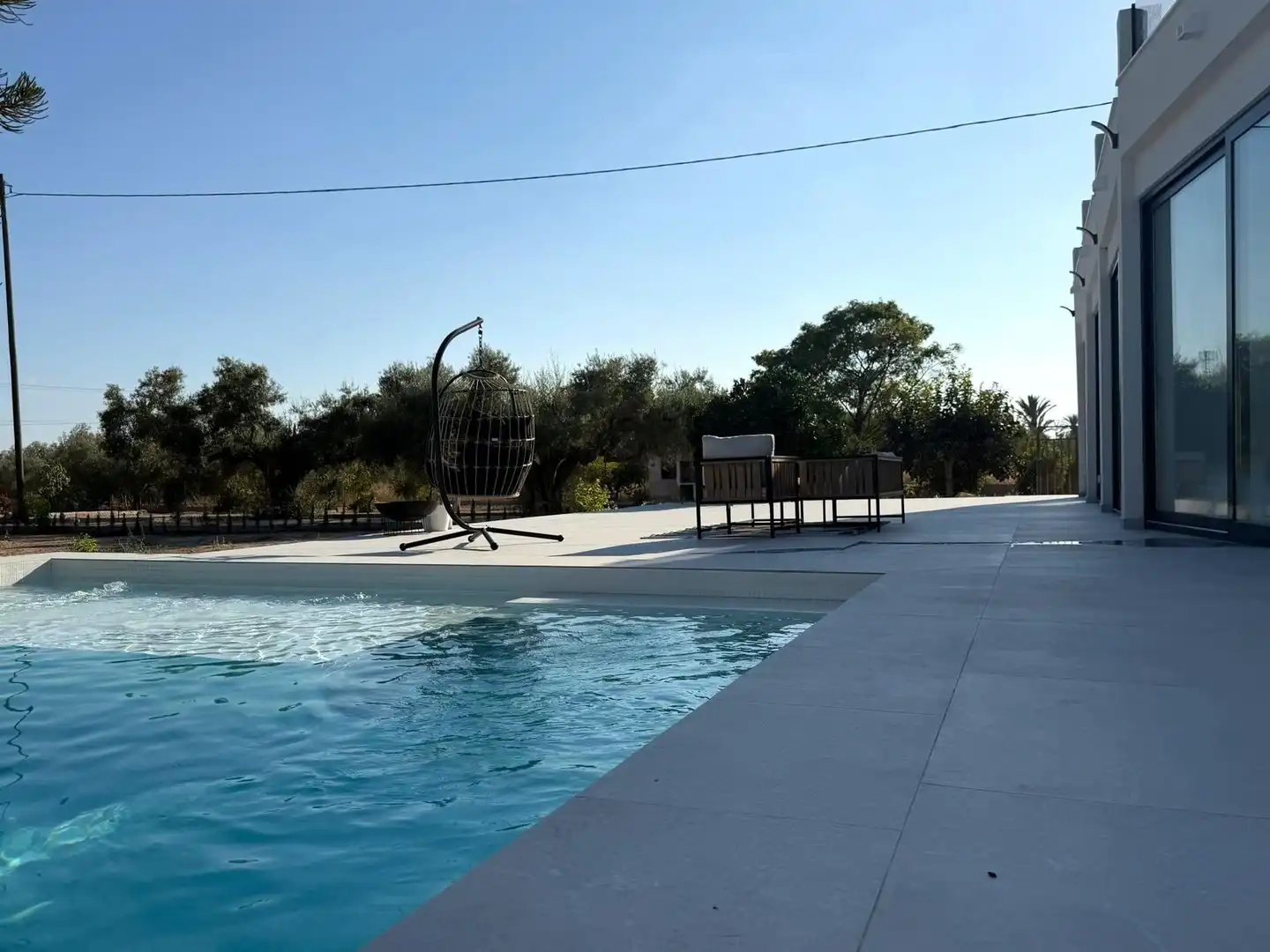 Piscina de Casa o chalet en venta en Elche / Elx con Aire acondicionado, Terraza y Piscina