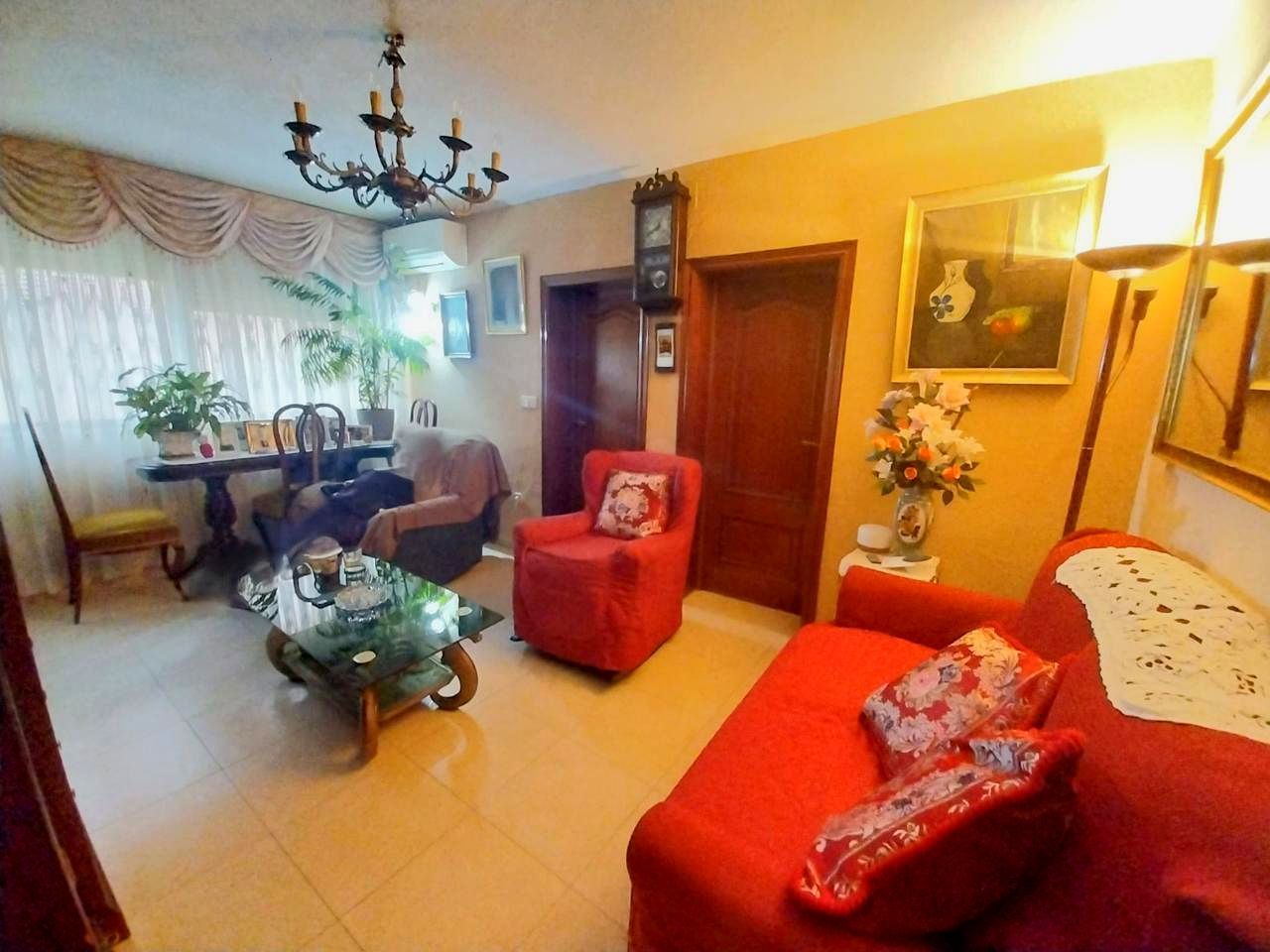 Living room of Flat for sale in  Madrid Capital  with Air Conditioner and Heating