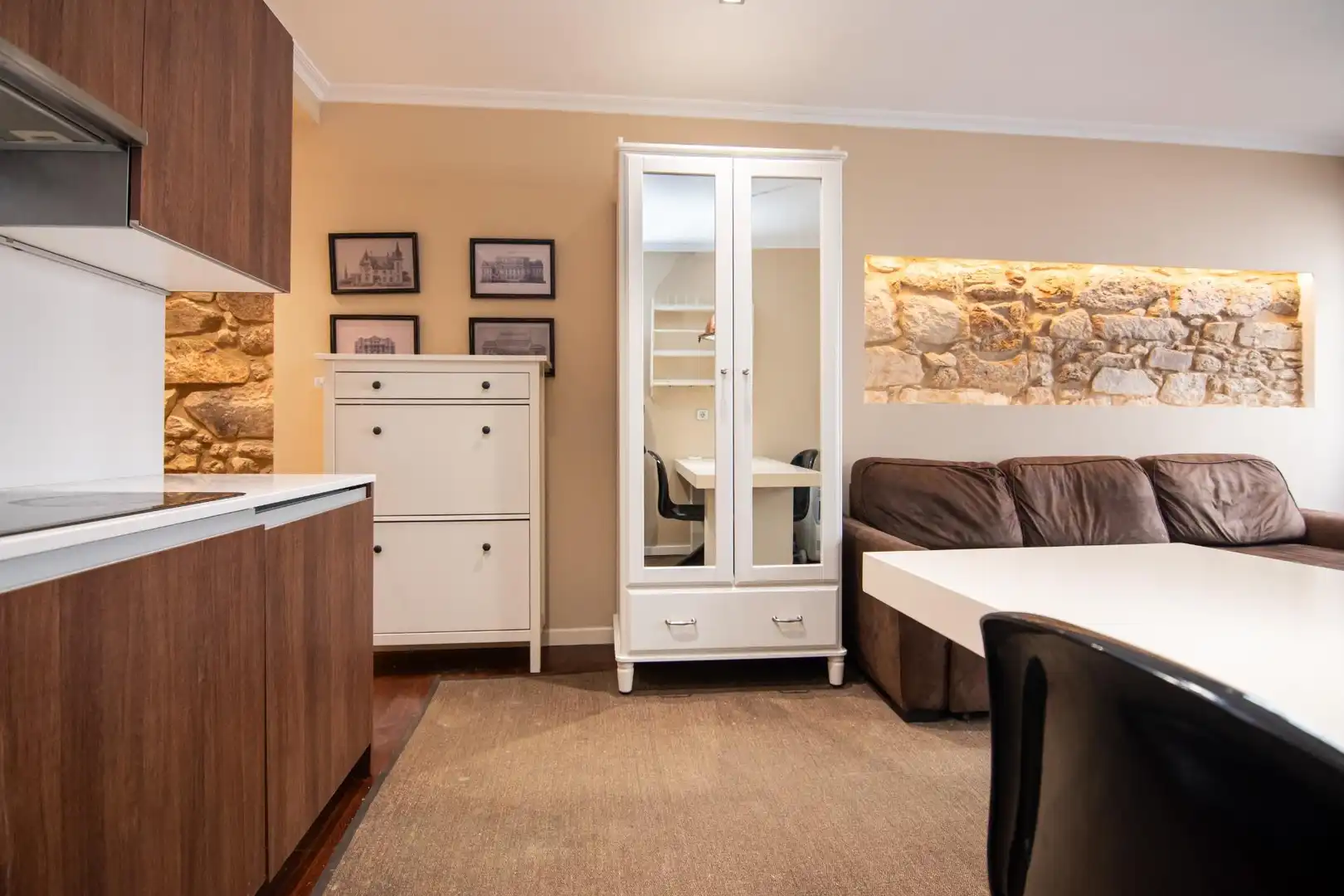 Schlafzimmer von Wohnungen zum Verkauf in A Coruña Capital  mit Heizung und Möbliert