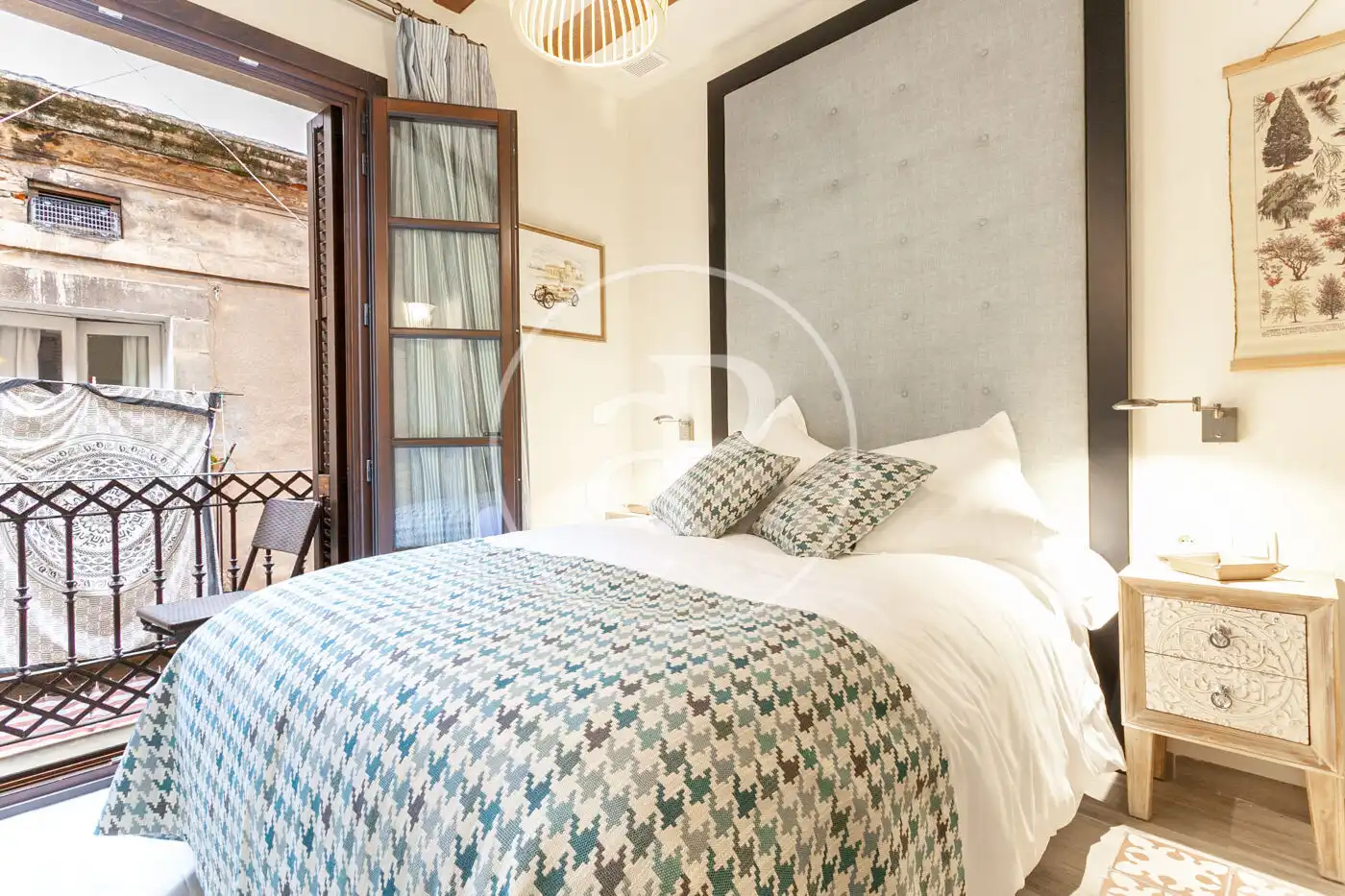 Bedroom of Flat for rent in Barcelona  with Air Conditioner, Heating and Furnished