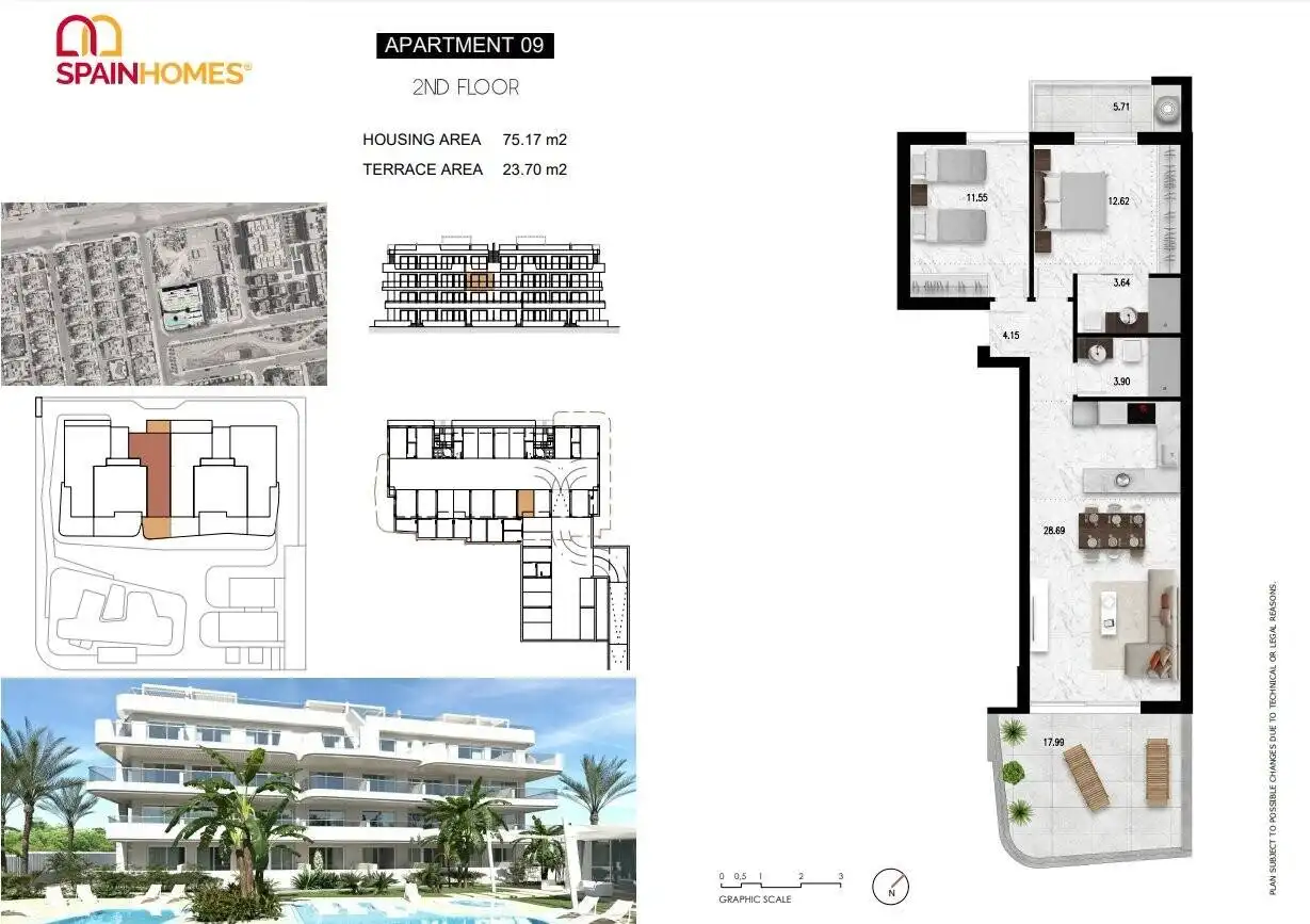 Apartament amb terrassa en venda a Orihuela Costa, imagen 43