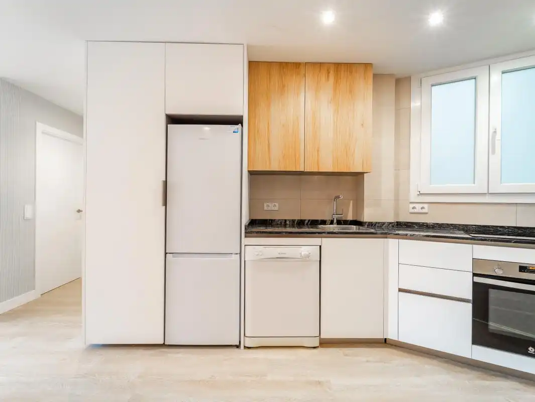 Küche von Wohnung zur Miete in Málaga mit Klimaanlage, Heizung und Terrasse