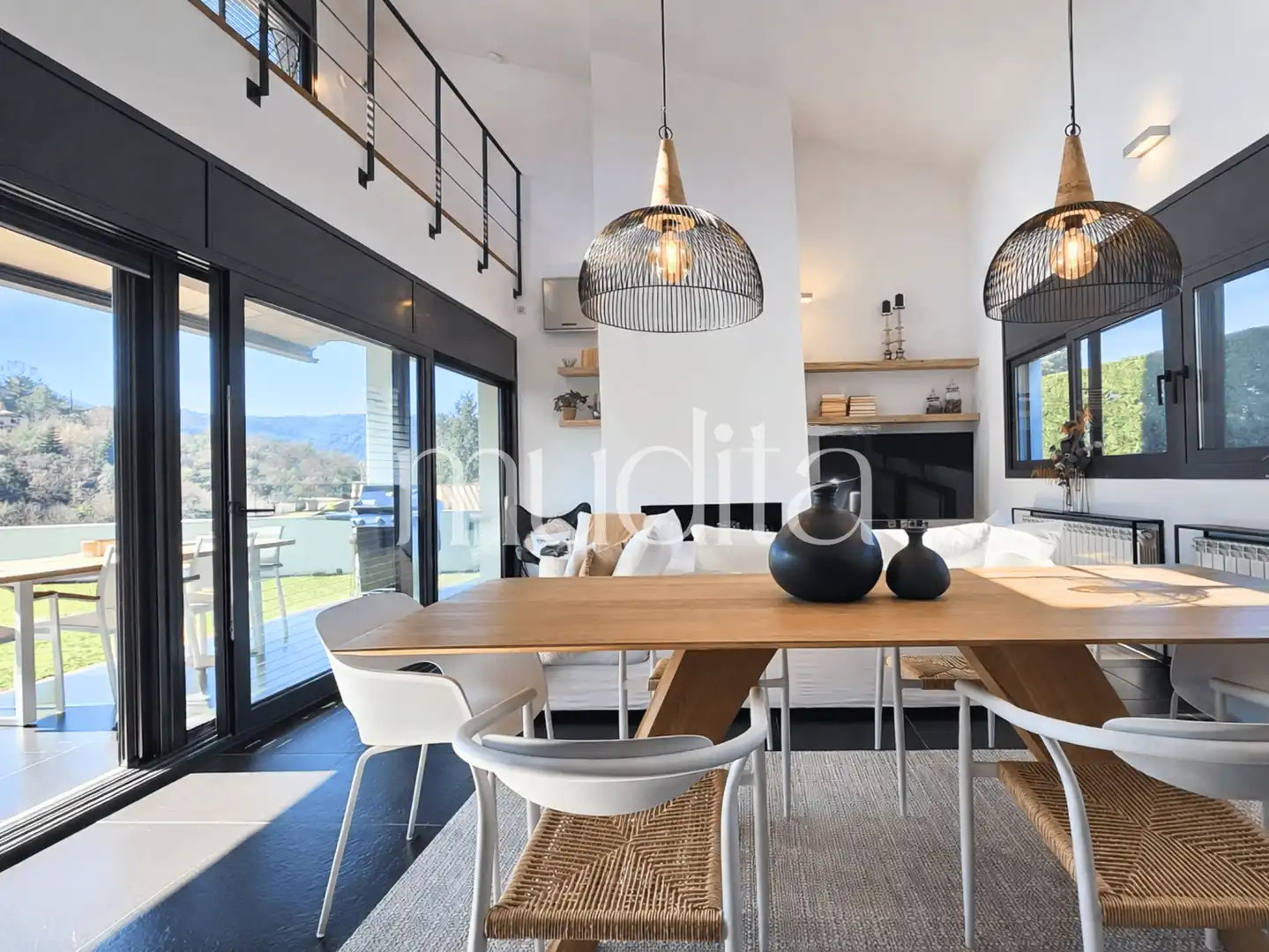 Comedor de Casa o chalet en venta en Viladrau con Calefacción, Jardín privado y Terraza