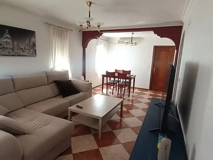 Living room of Flat for share in Norte-Sierra