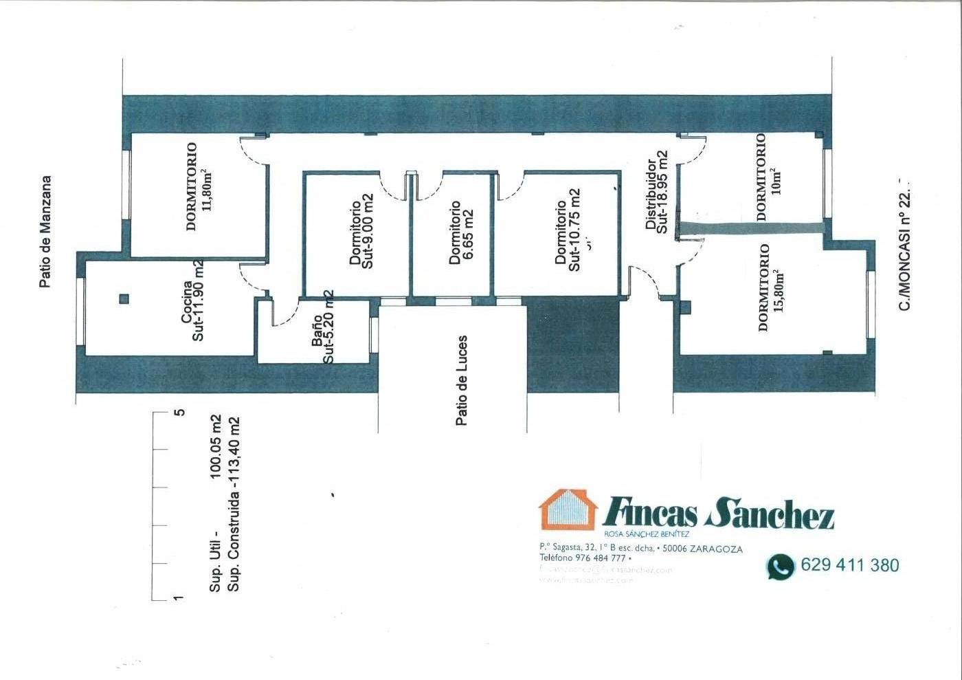 Flat for sale in  Zaragoza Capital  with Heating, Parquet flooring and Storage room