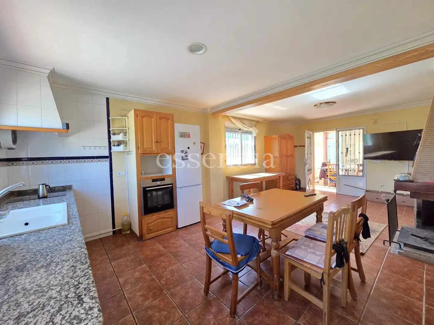 Cocina de Casa o chalet en venta en Vilallonga / Villalonga con Terraza