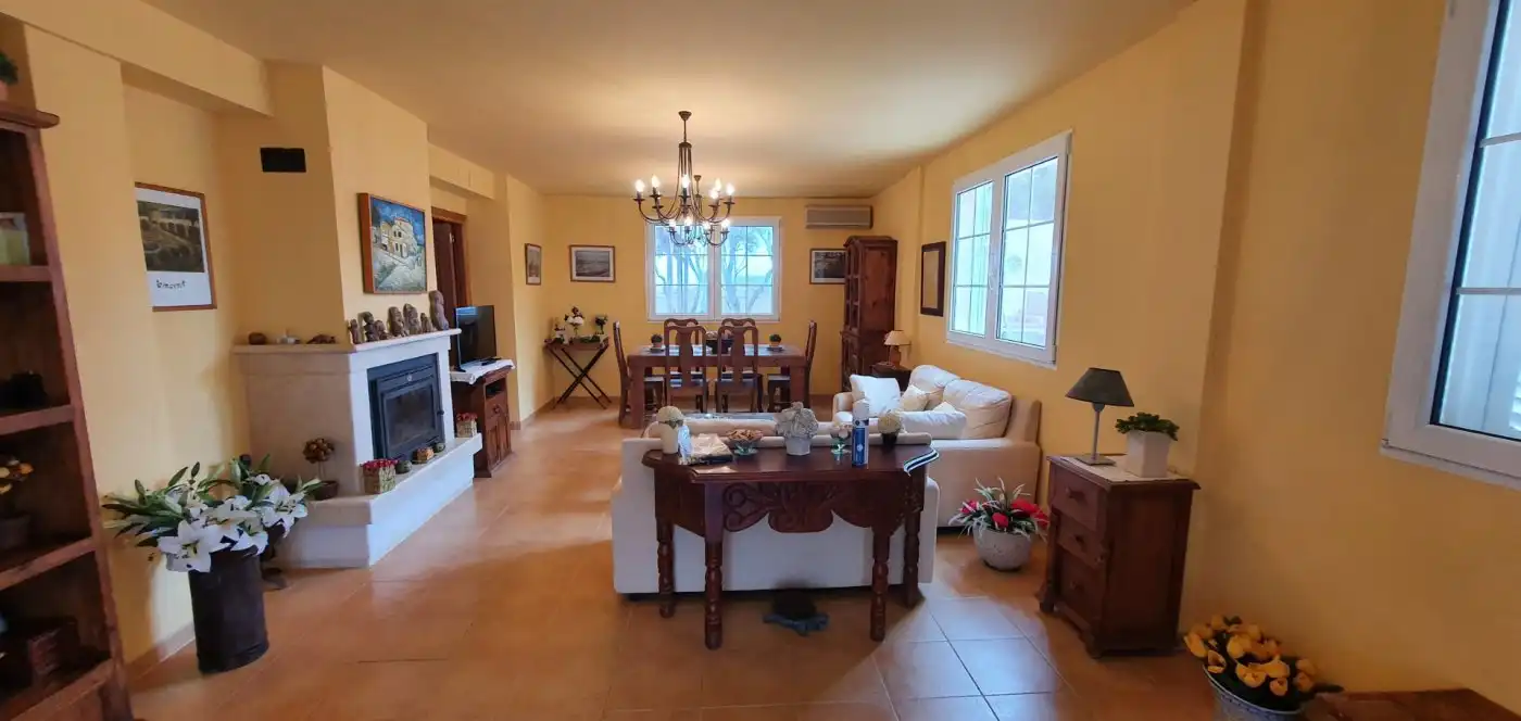 Sala d'estar de Casa o xalet en venda en Cullera amb Aire condicionat, Calefacció i Jardí privat