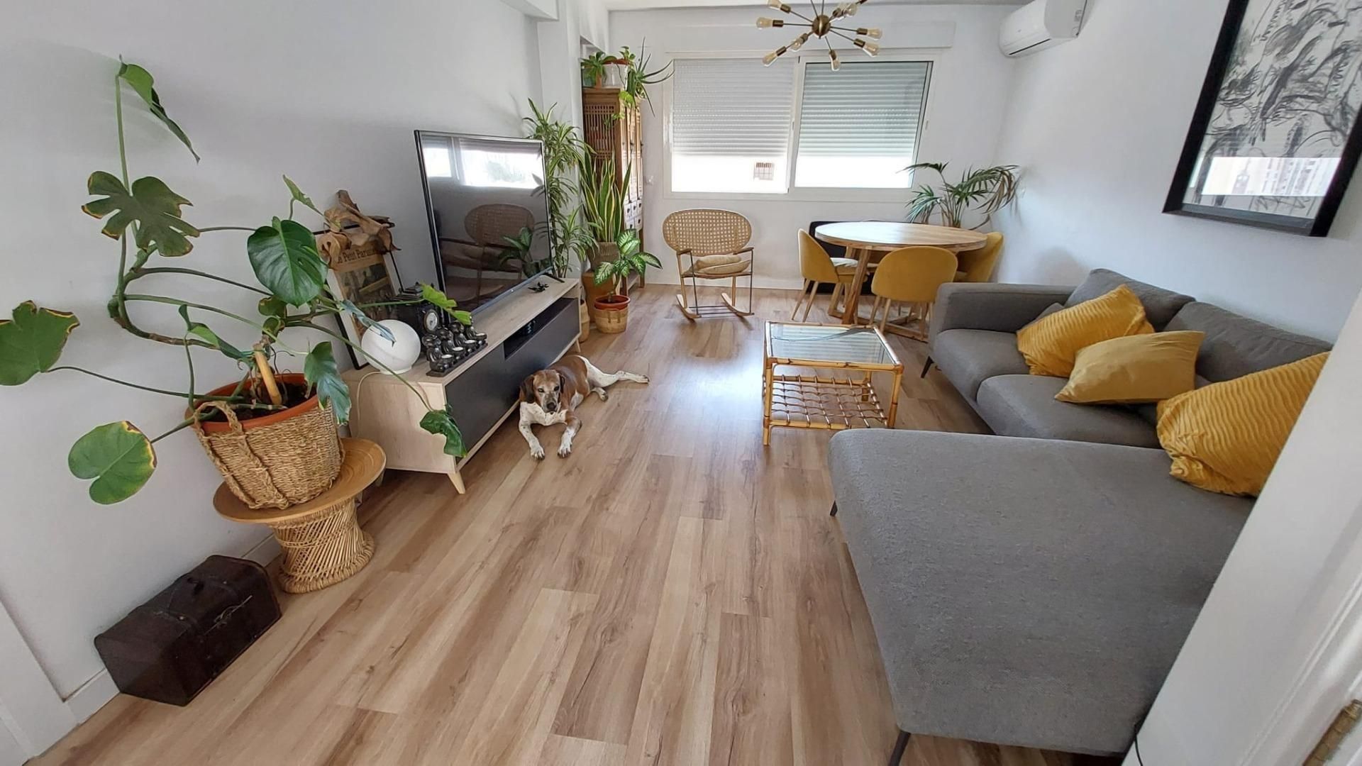 Living room of Flat to rent in Málaga Capital  with Air Conditioner