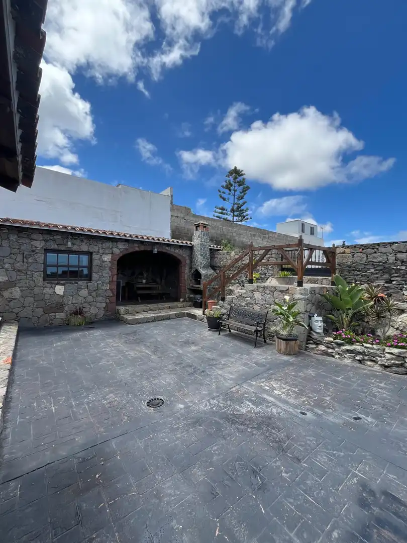 Terraza de Casa o chalet en venta en Moya (Las Palmas) con Jardín privado, Terraza y Amueblado