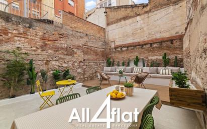 Terrace of Flat for sale in  Barcelona Capital  with Air Conditioner, Heating and Parquet flooring