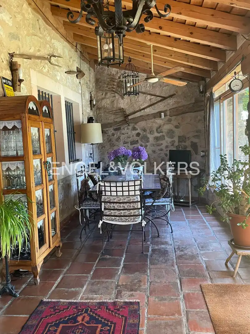 Terraza de Casa o chalet en venta en Condado de Castilnovo con Aire acondicionado, Calefacción y Jardín privado
