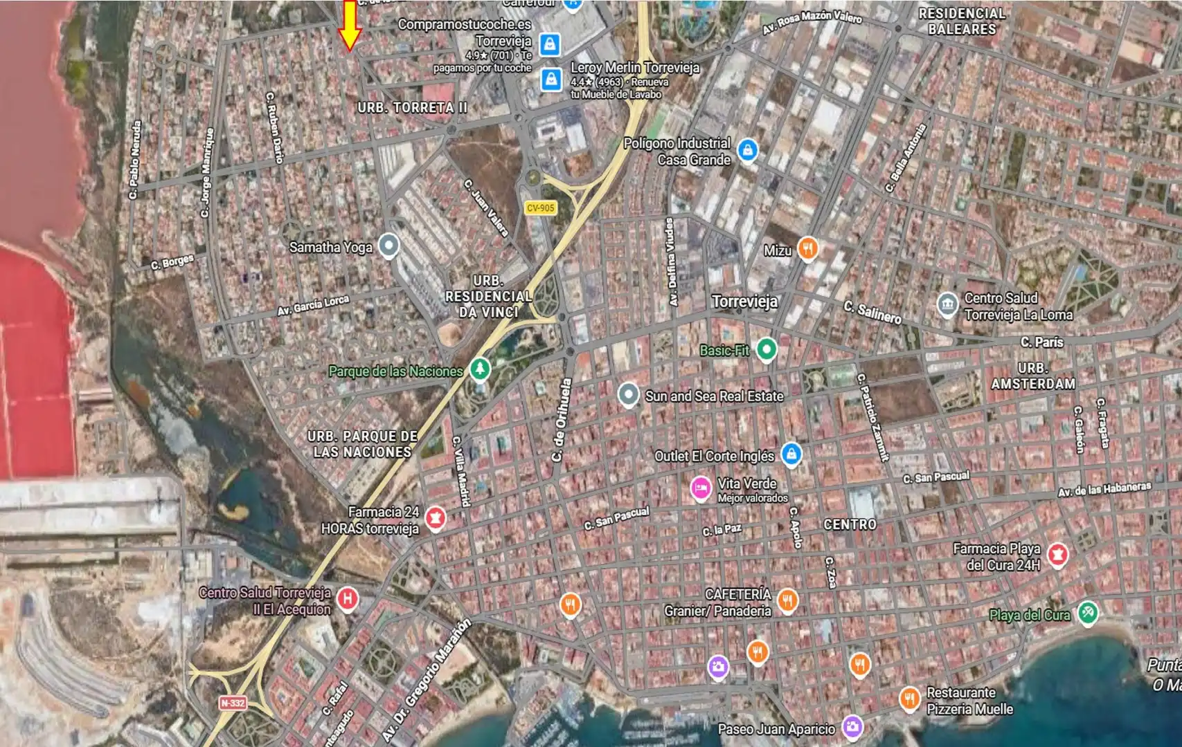 Vista exterior de Casa adosada en venta en Torrevieja con Jardín privado, Trastero y Amueblado