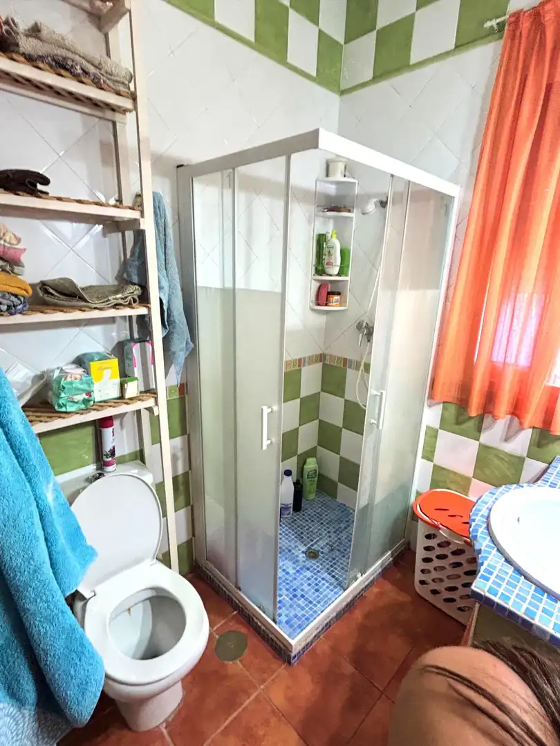 Baño de Finca rústica en venta en Cantillana con Aire acondicionado, Terraza y Piscina