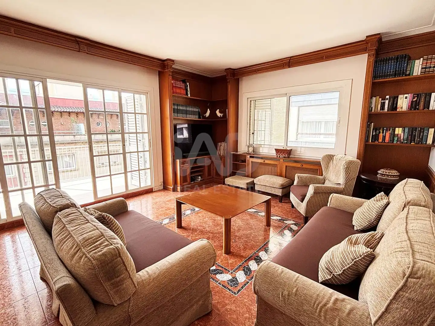 Living room of Flat for rent in Barcelona  with Heating and Terrace
