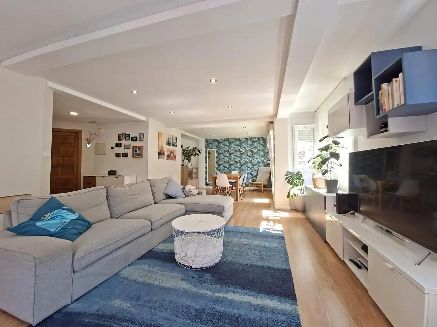 Sala de estar de Piso en venta en Vilagarcía de Arousa con Terraza, Amueblado y Balcón