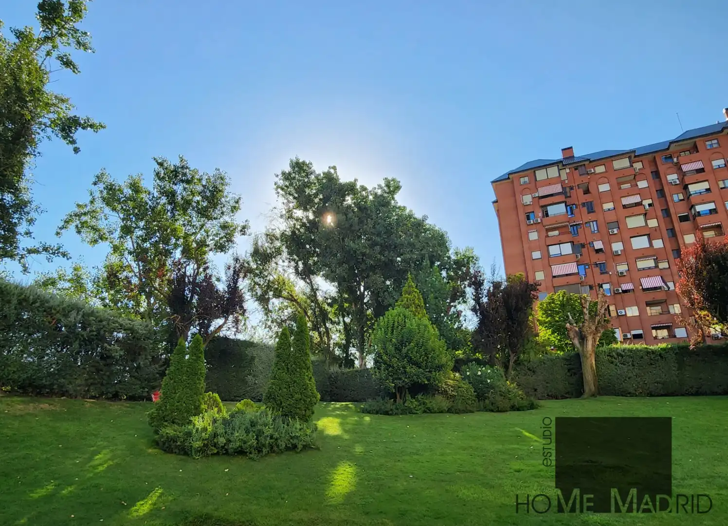 Jardín de Piso de alquiler en Madrid con Aire acondicionado, Calefacción y Parquet