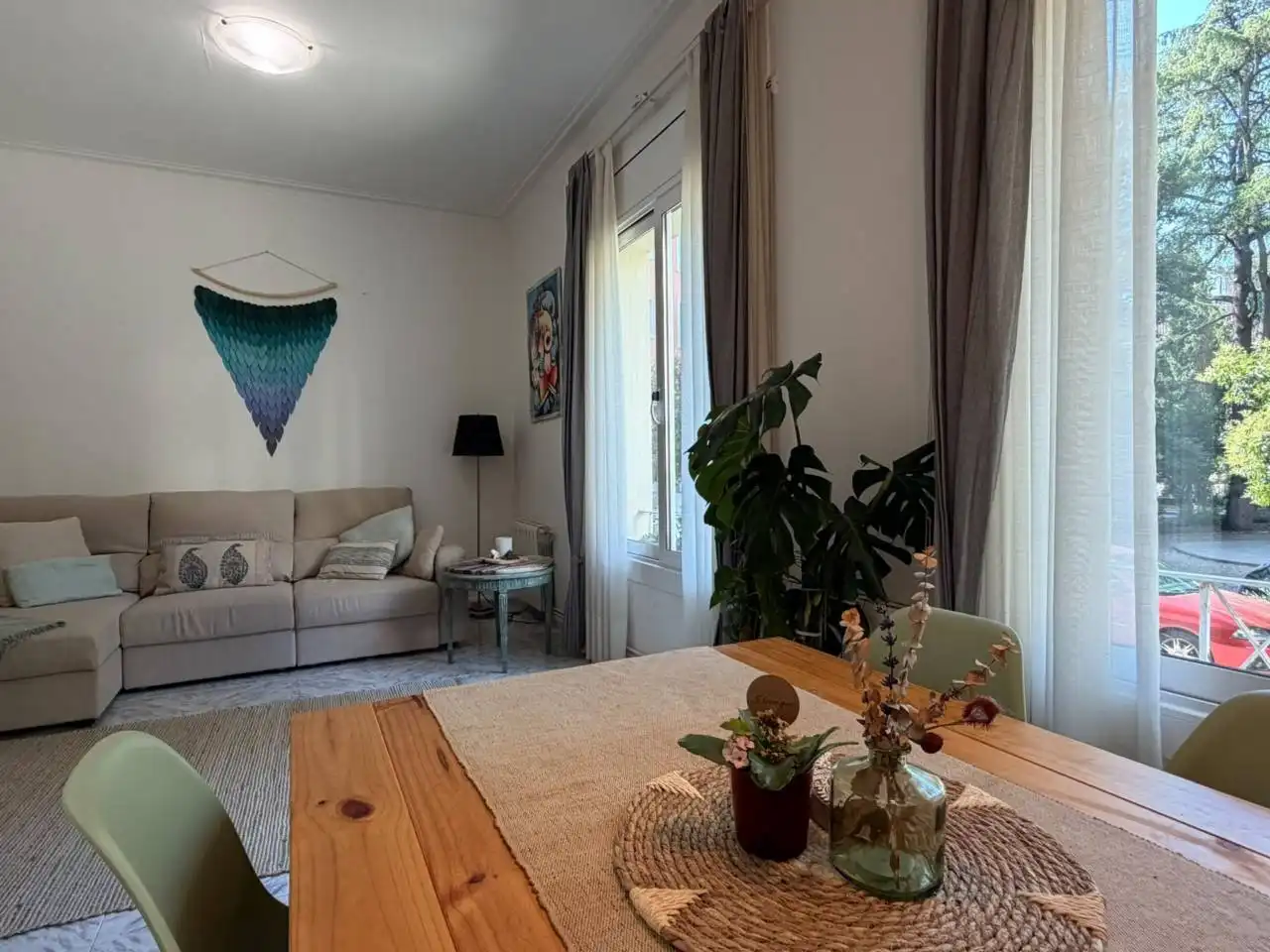 Wohnzimmer von Wohnung zum Verkauf in Terrassa mit Klimaanlage und Heizung