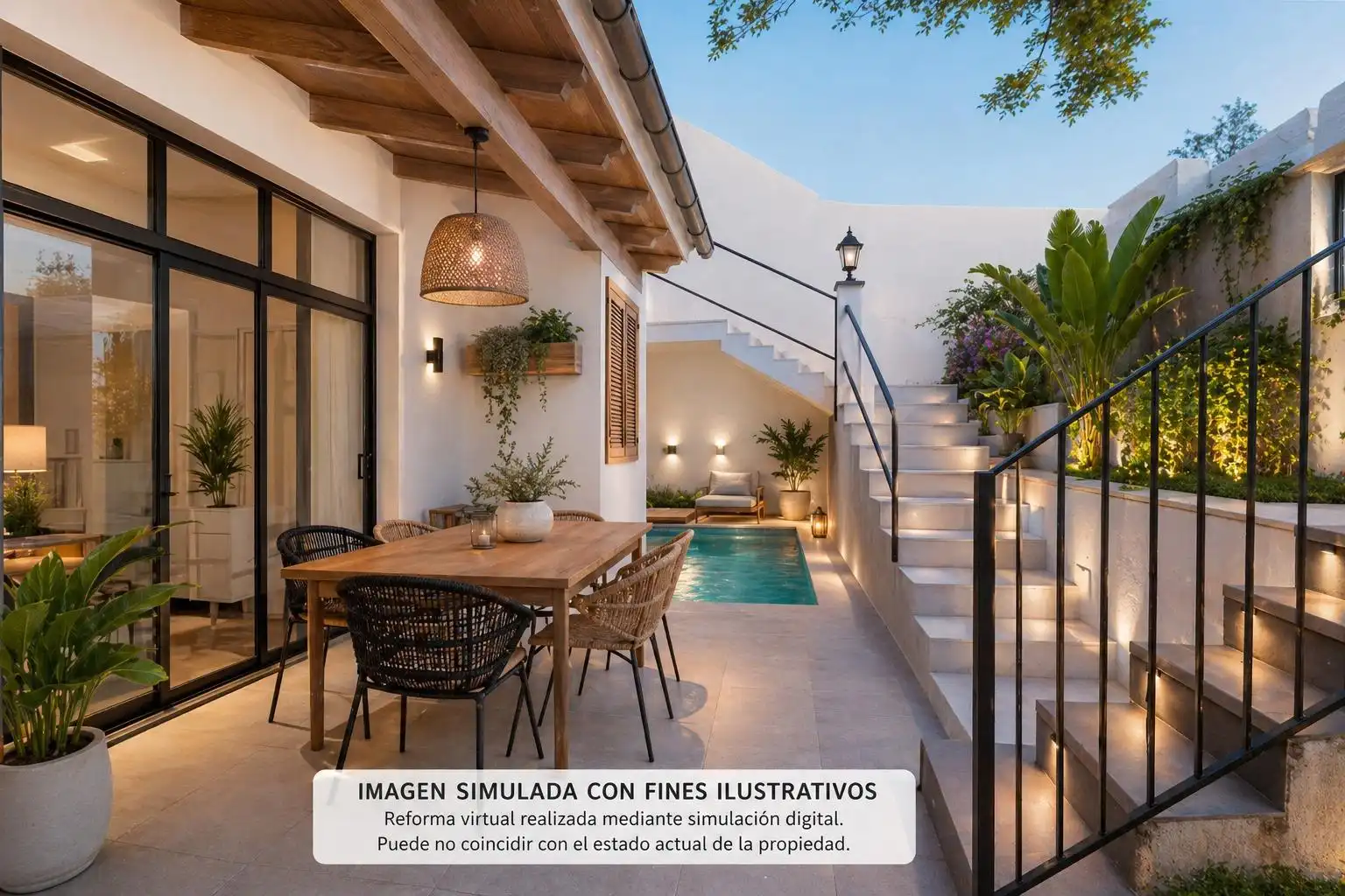 Terraza de Casa o chalet en venta en  Palma de Mallorca con Jardín privado, Terraza y Trastero