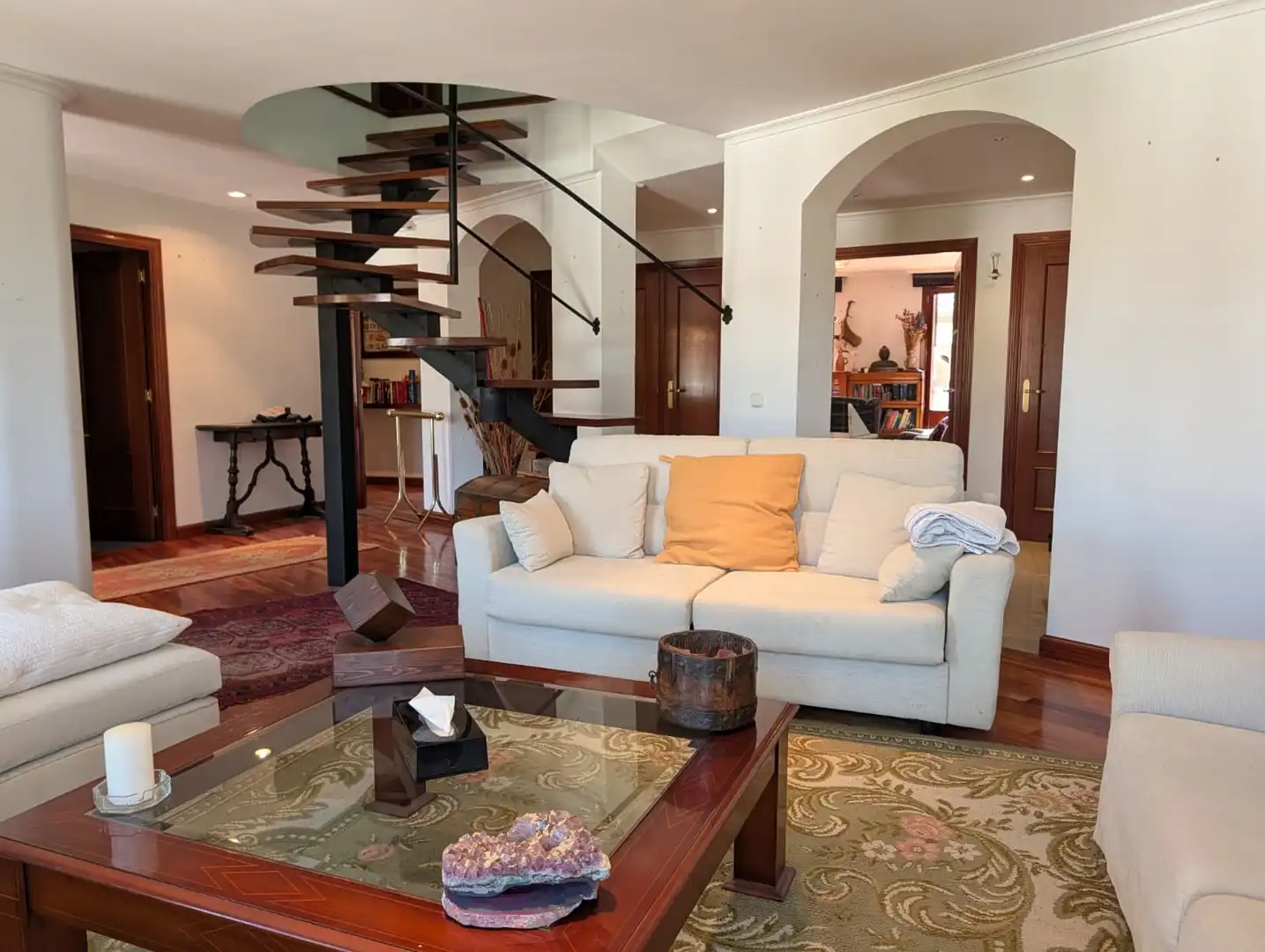 Sala de estar de Apartamento en venta en Ezcaray con Calefacción, Terraza y Trastero