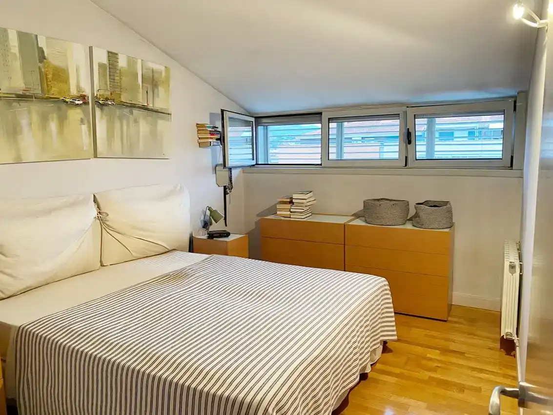 Bedroom of Attic for sale in Sant Joan Despí  with Air Conditioner, Swimming Pool and Balcony