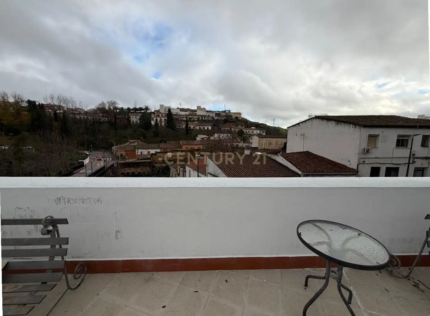 Terrasse von Wohnung zum Verkauf in Cáceres mit Privatgarten, Schwimmbad und Waschmaschine