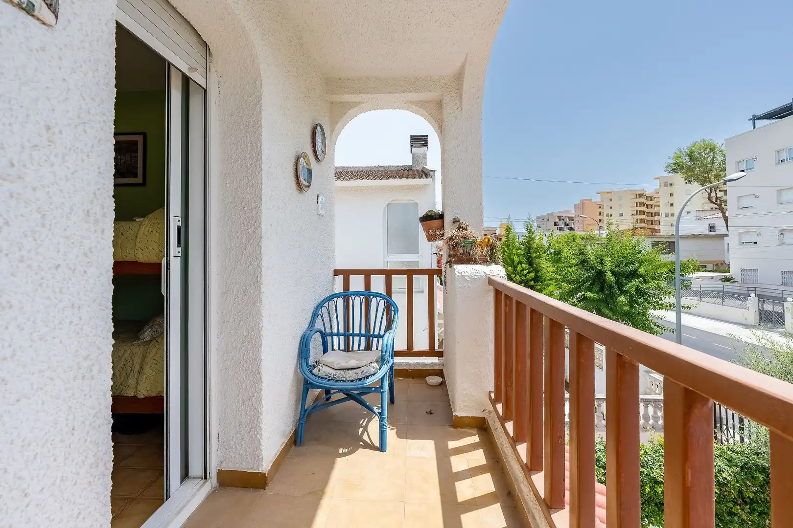 Terrassa de Casa adosada en venda en Cunit amb Aire condicionat, Calefacció i Jardí privat