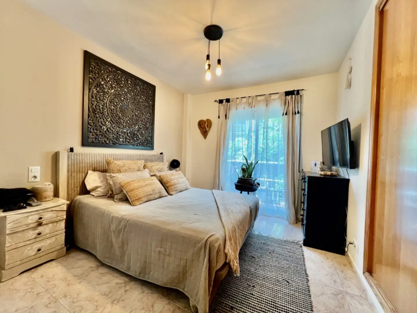 Bedroom of Flat for sale in Jávea / Xàbia  with Air Conditioner and Balcony