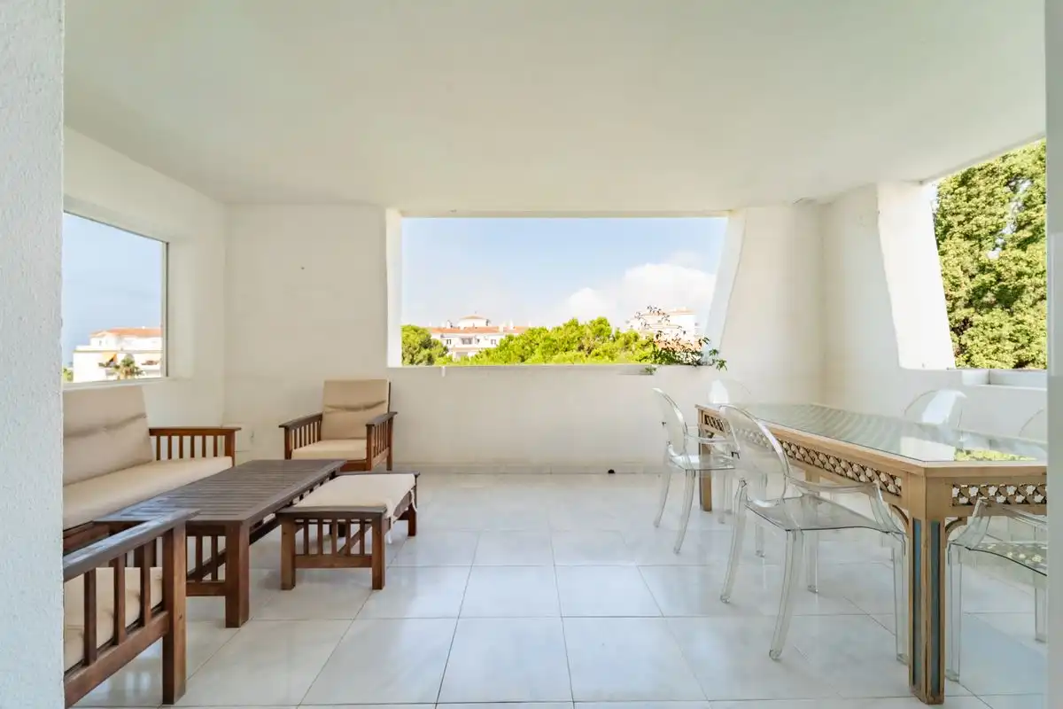 Terrace of Flat for sale in Marbella  with Air Conditioner, Heating and Private garden