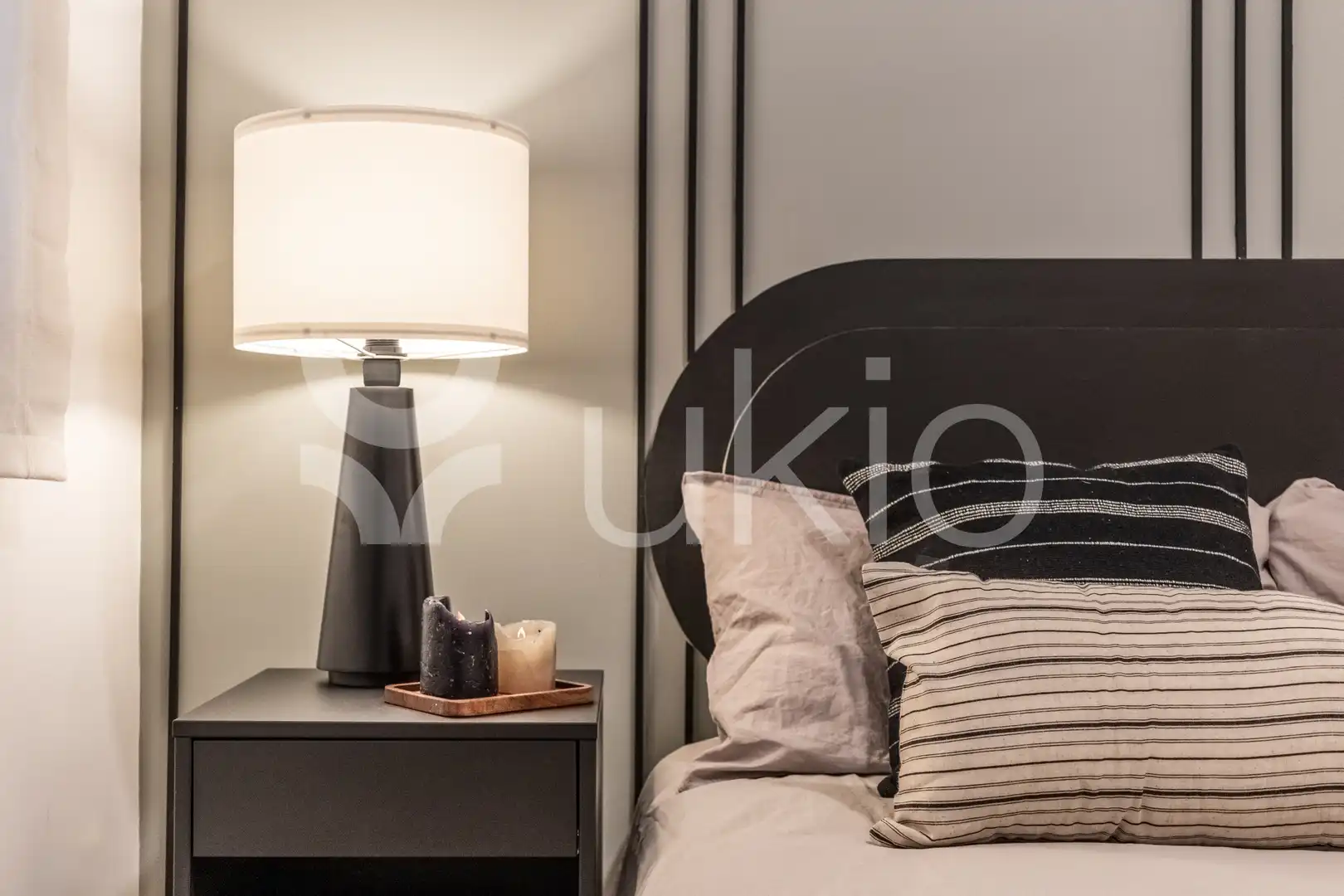 Schlafzimmer von Wohnungen zur Miete in Madrid mit Klimaanlage, Heizung und Möbliert