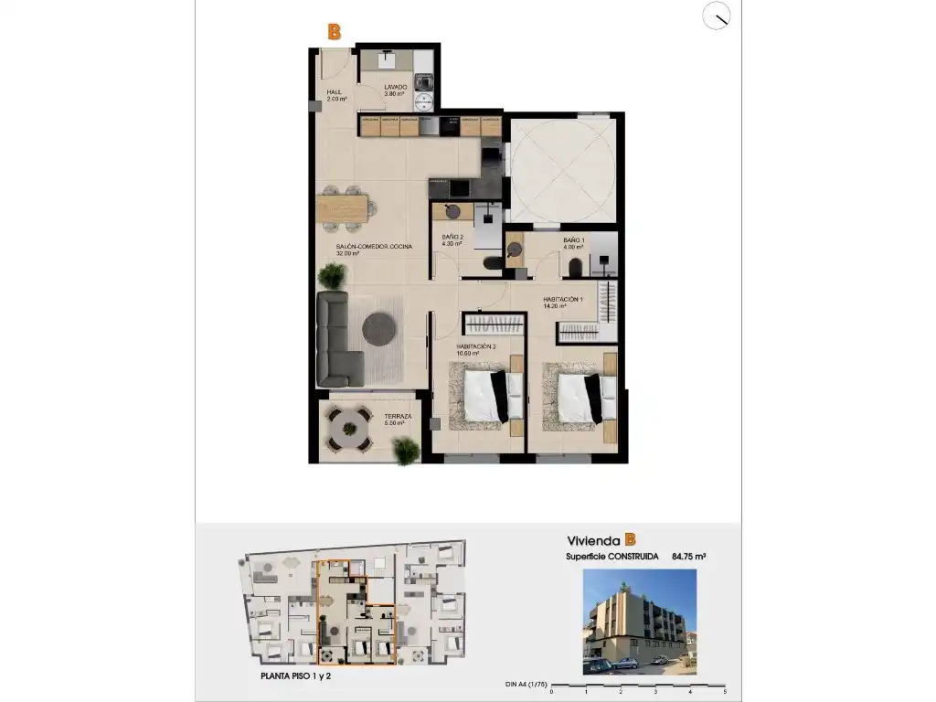 Apartamento con piscina en venta en Catral, imagen 7